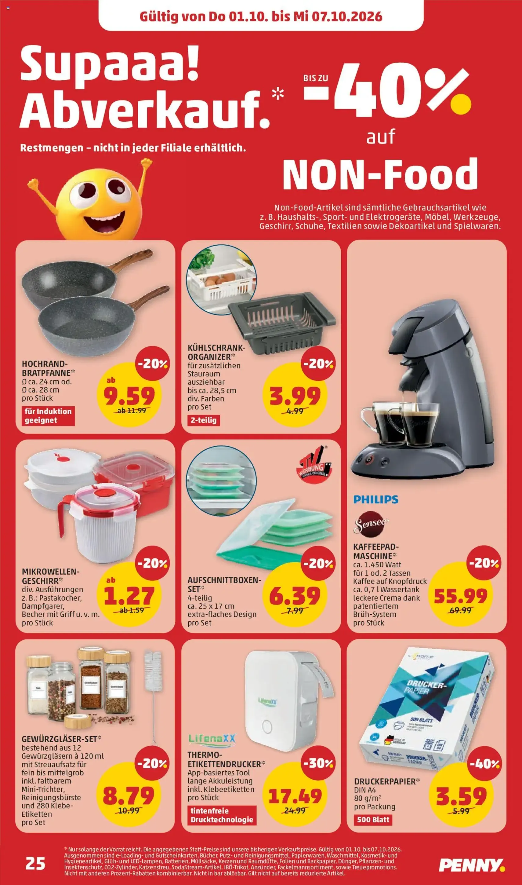 Penny Markt - Flugblatt - Gültiger Prospekt ab 01.10.2026, Seite 25 von insgesamt 32
