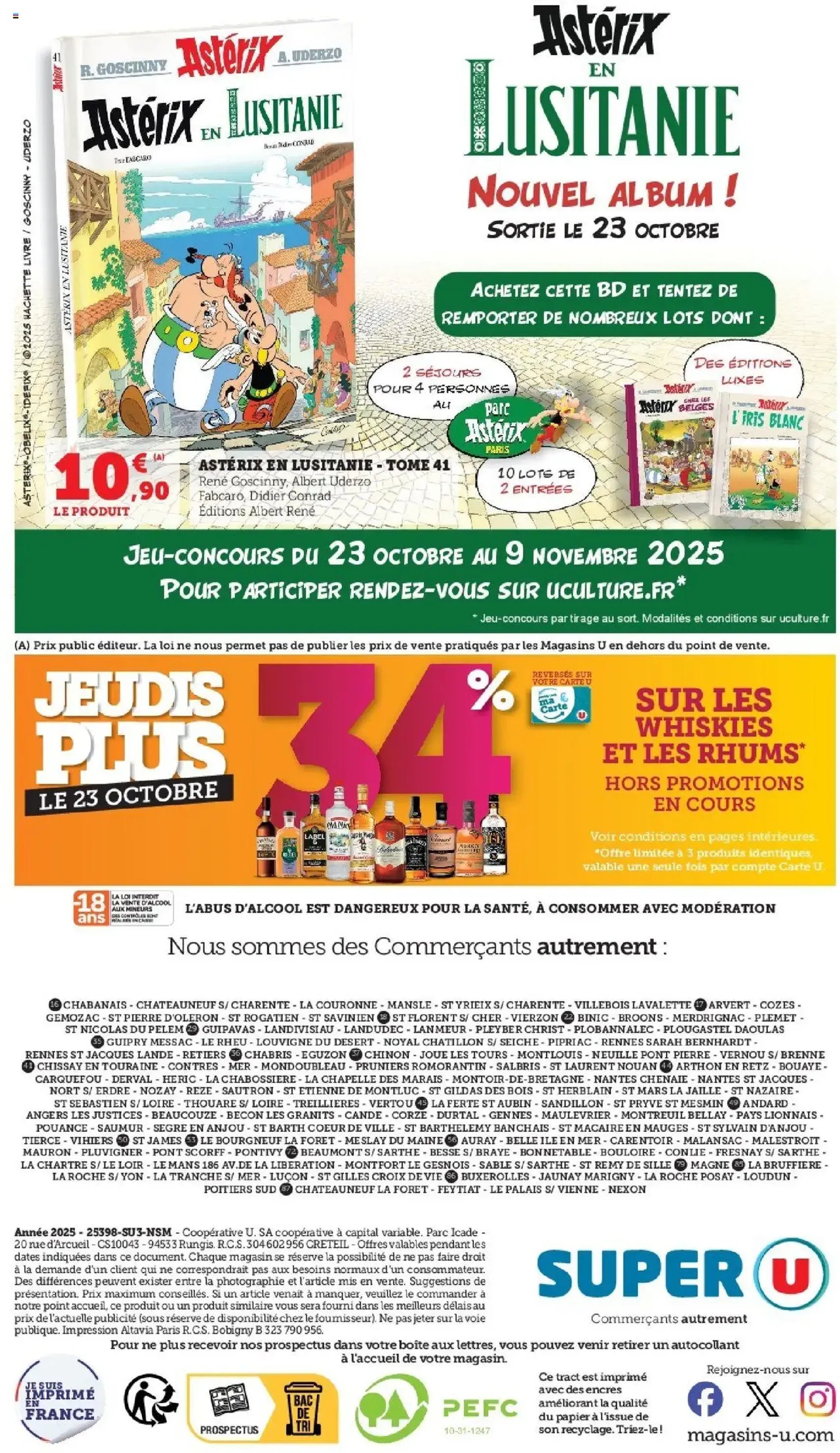 Super U catalogue - brochure valable à partir du 21/10/2025, page 36 sur 36 Super U catalogue - brochure valable à partir du 21/10/2025, page 36 sur 36
