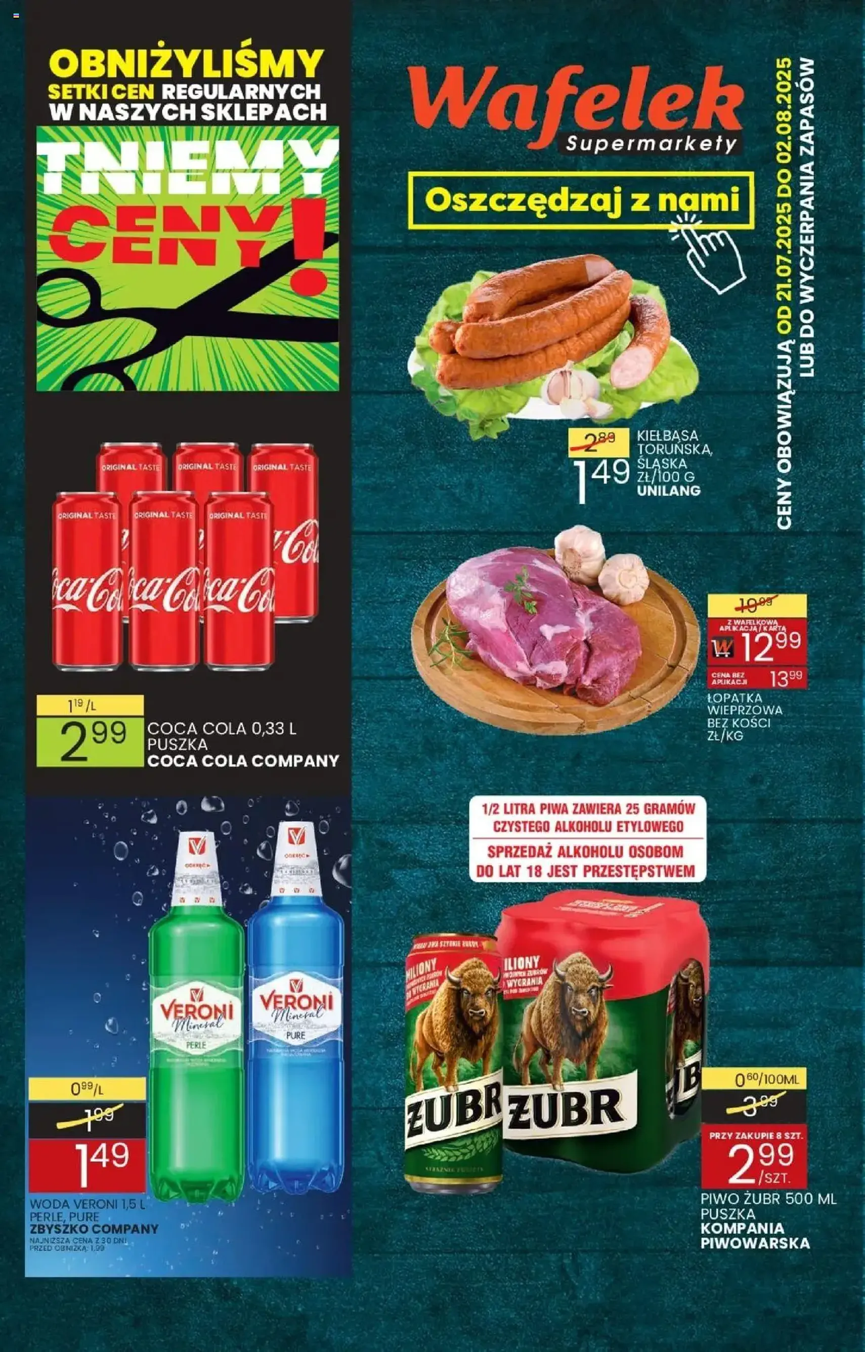 Wafelek Gazetka - ważny gazetka od 21.07.2025 strona 1 z 8