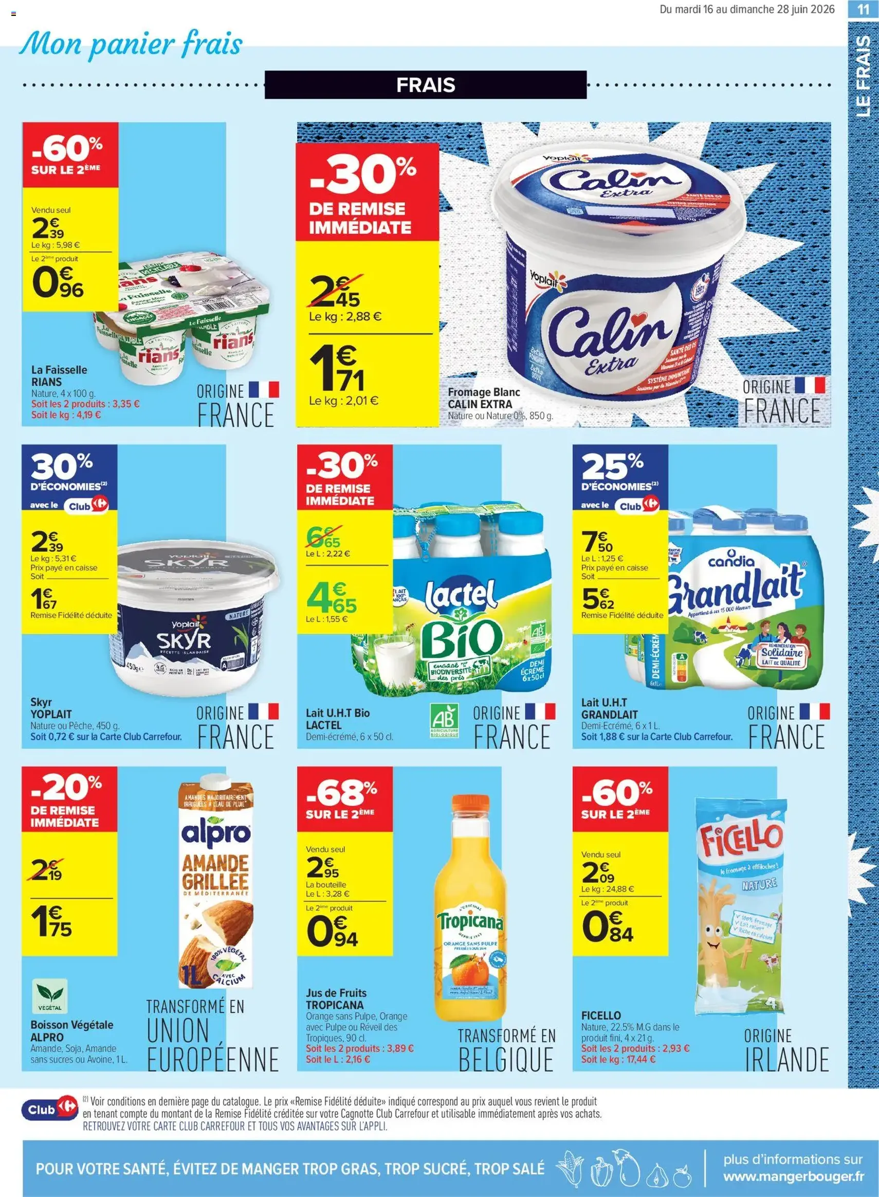 Carrefour contact Le mois des supporters - brochure valable à partir du 16/06/2026, page 11 sur 20