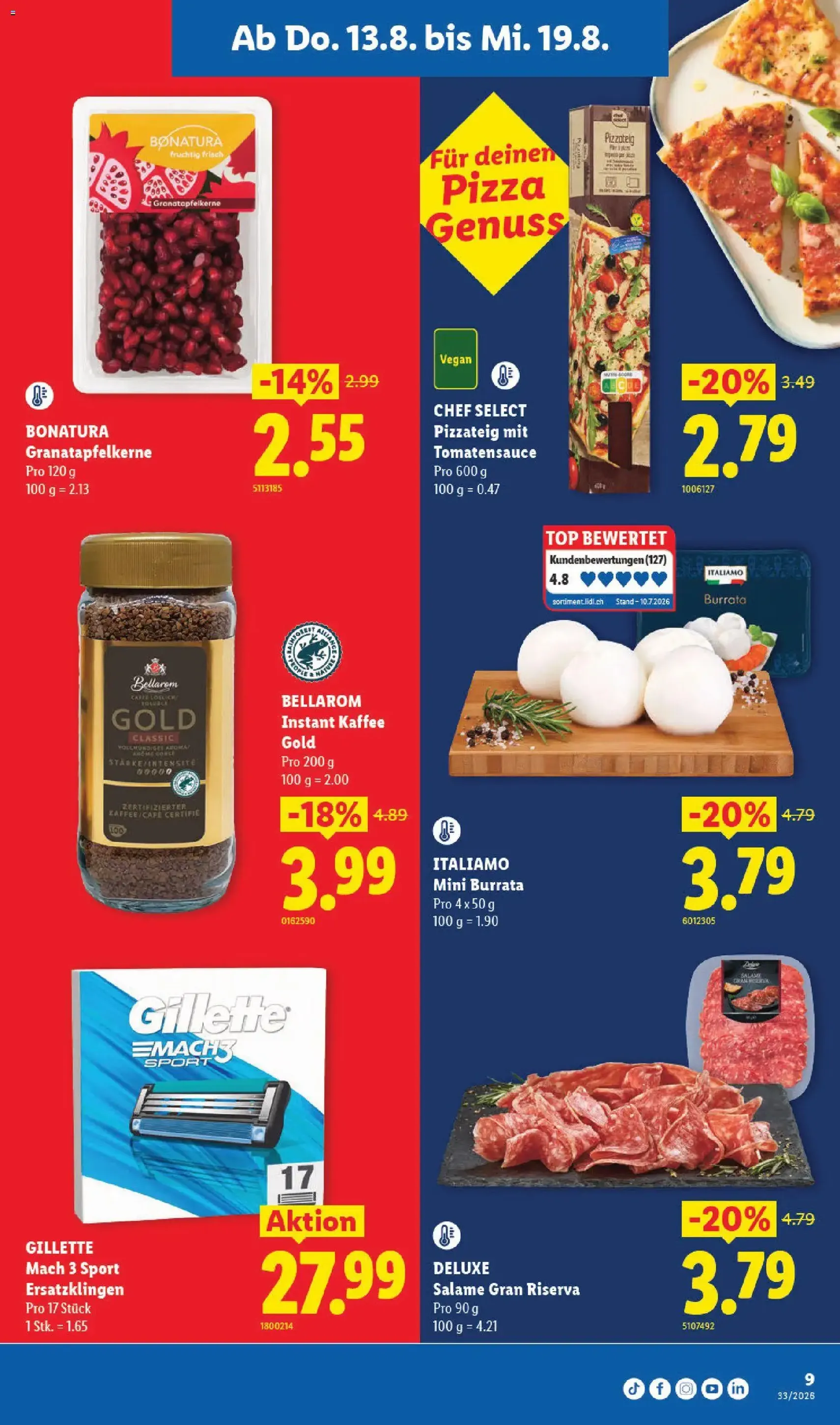 Lidl aktionen - Gültiger Prospekt ab 13.08.2026, Seite 13 von insgesamt 36