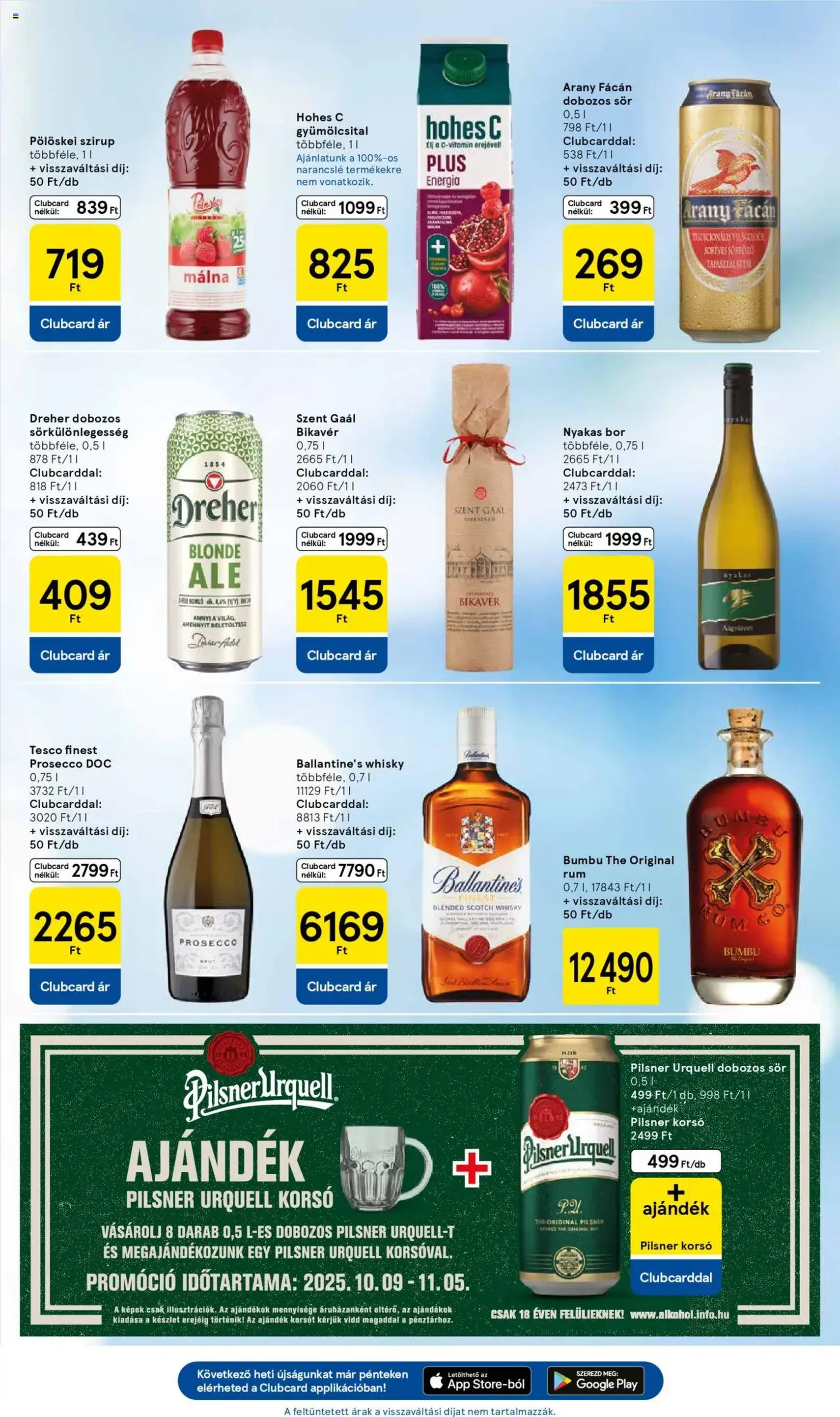 Tesco Hipermarket - Akciós újság - 2025.10.16. érvényes szórólap 27 oldal 34 oldalból Tesco Hipermarket - Akciós újság - 2025.10.16. érvényes szórólap 27 oldal 34 oldalból