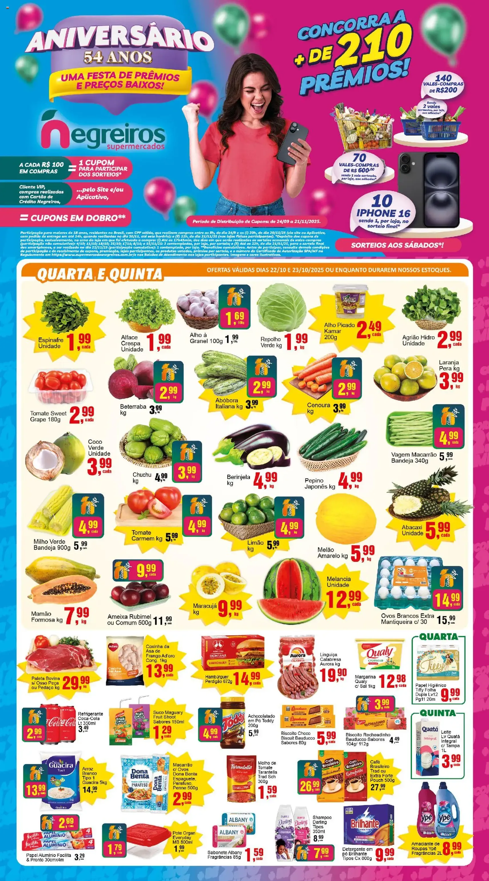 Negreiros - Ofertas da semana - folheto válido a partir de 22/10/2025 página 1 de 2