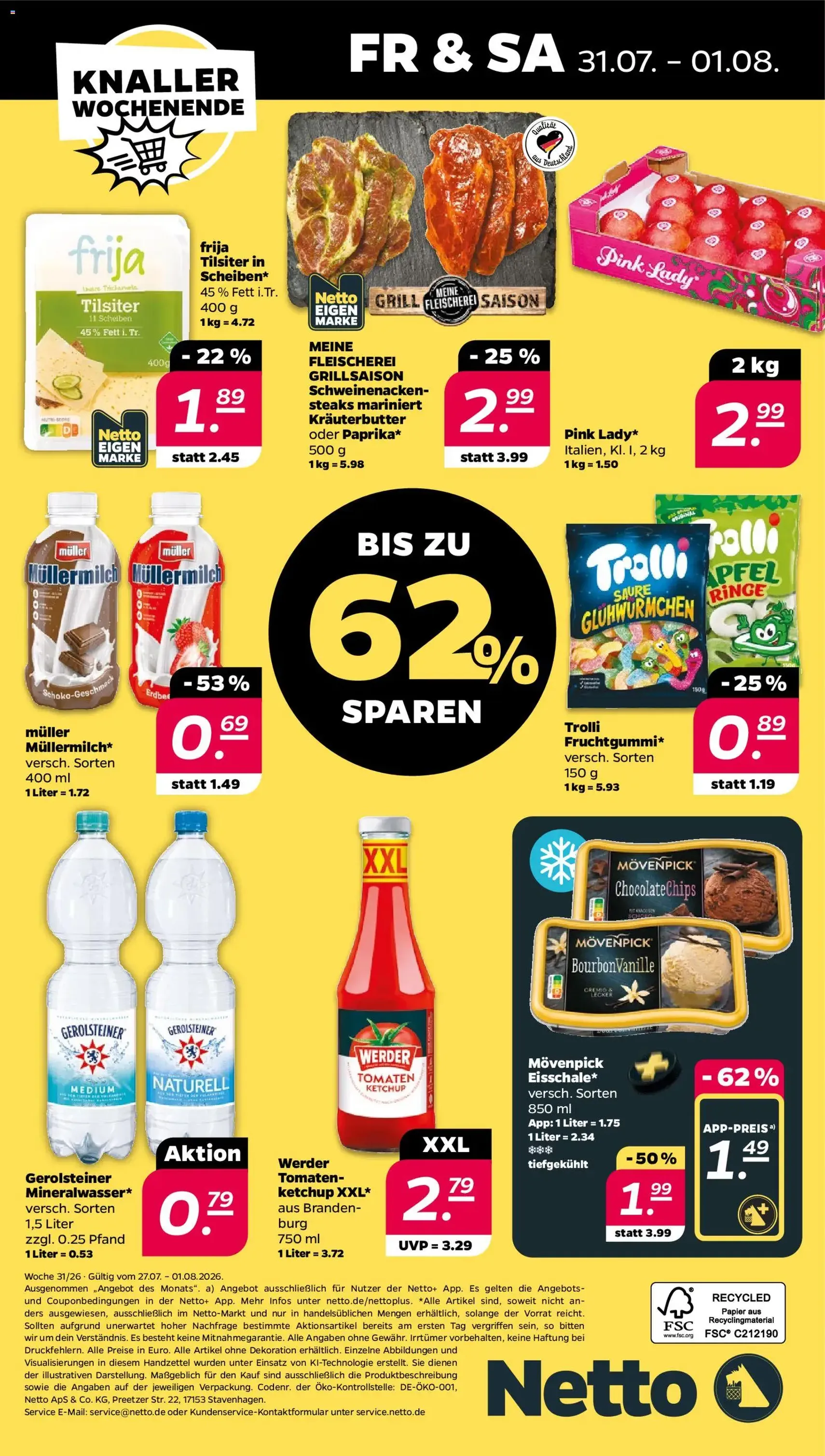 Netto Prospekt - Gültiger Prospekt ab 27.07.2026, Seite 36 von insgesamt 37