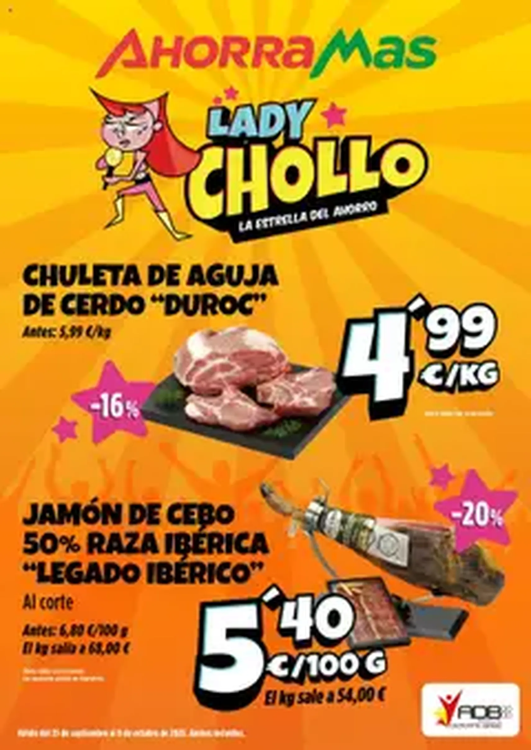 AhorraMas folleto - folleto válido desde 25/09/2025 página 1 de 1