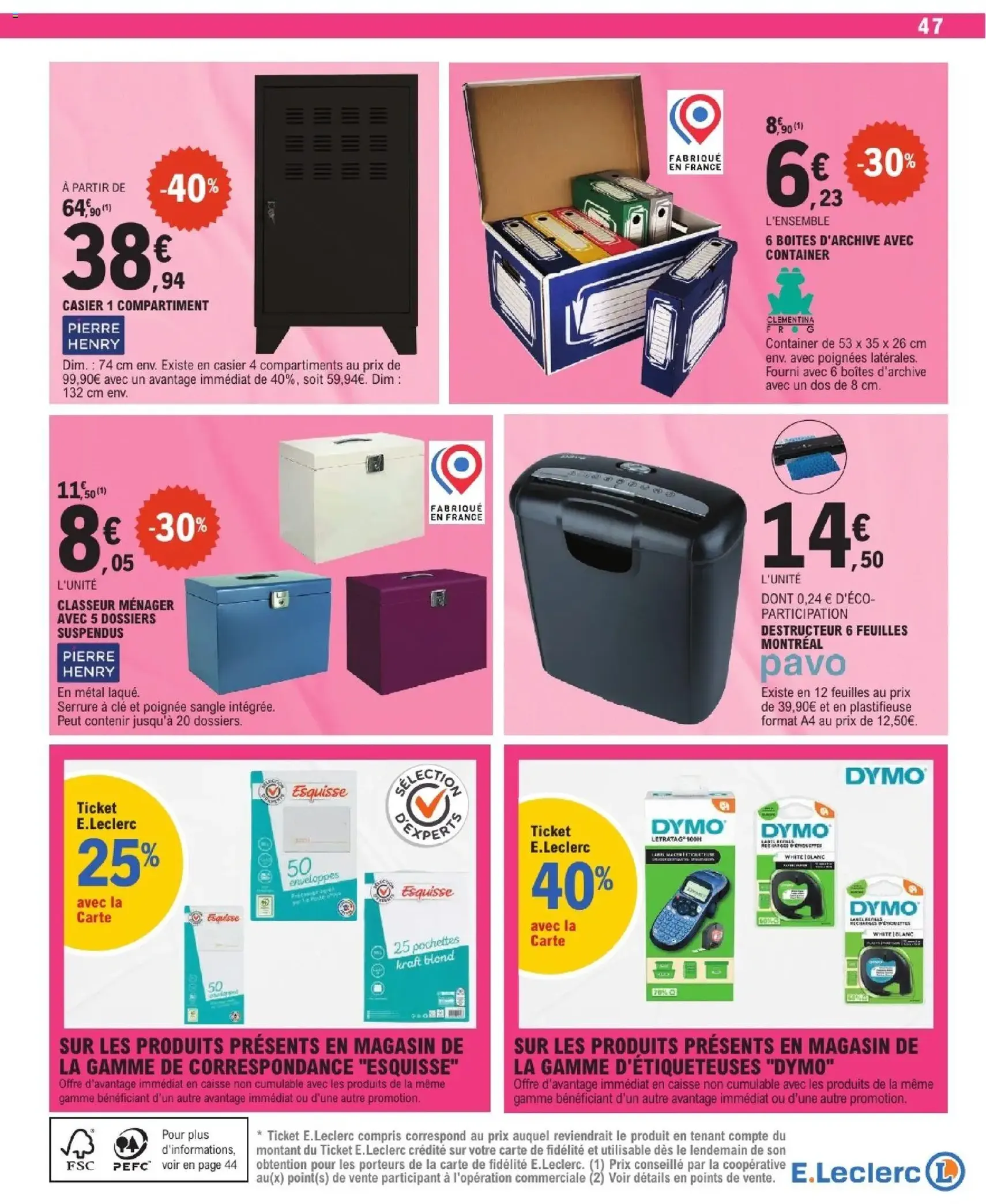 E.Leclerc catalogue semaine 2 - brochure valable à partir du 06/01/2026, page 47 sur 56