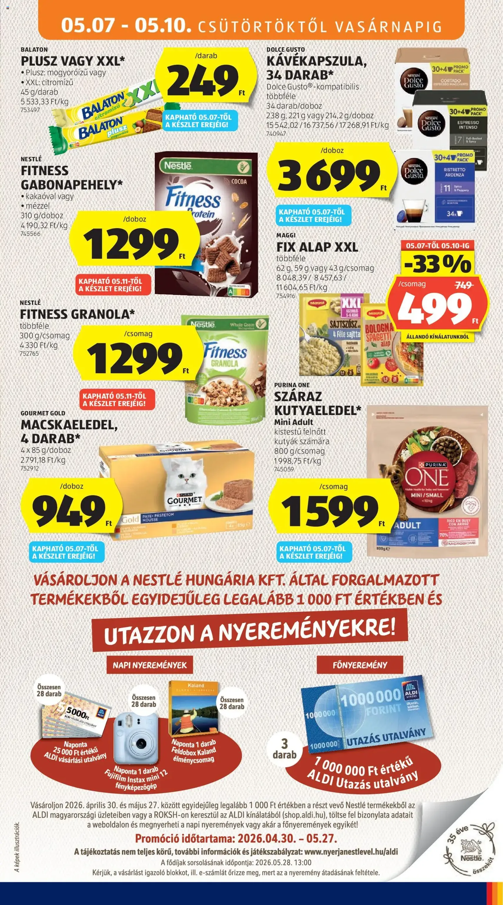 Aldi akciós újság - 2026.05.07. érvényes szórólap 17 oldal 37 oldalból