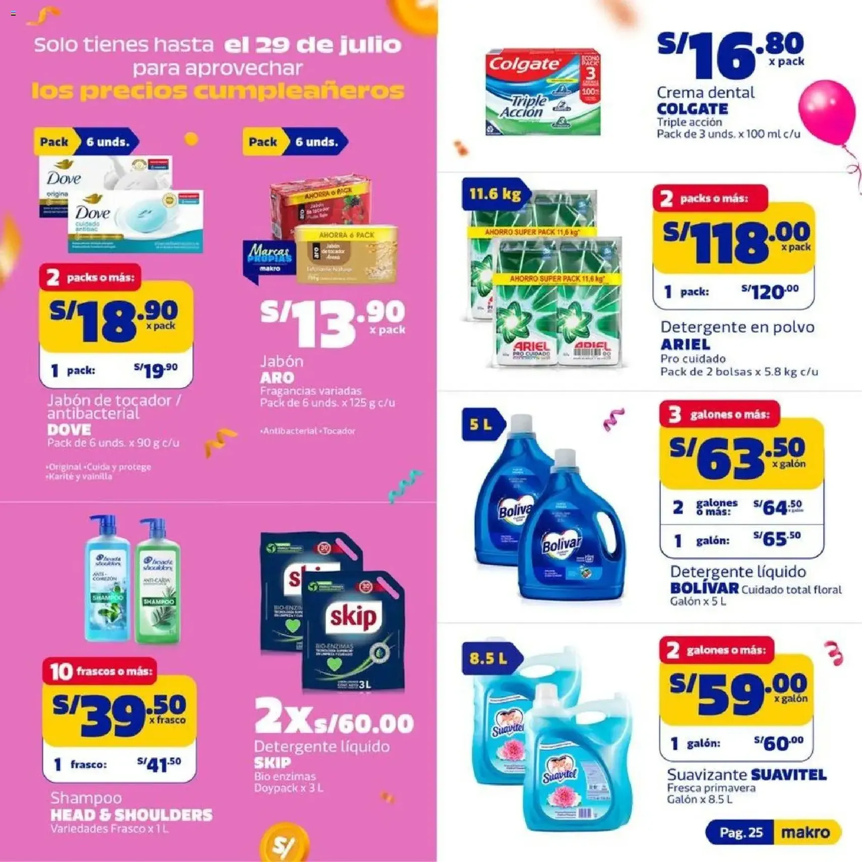 Makro catálogo - folleto válido desde 14/07/2026 página 25 de 28