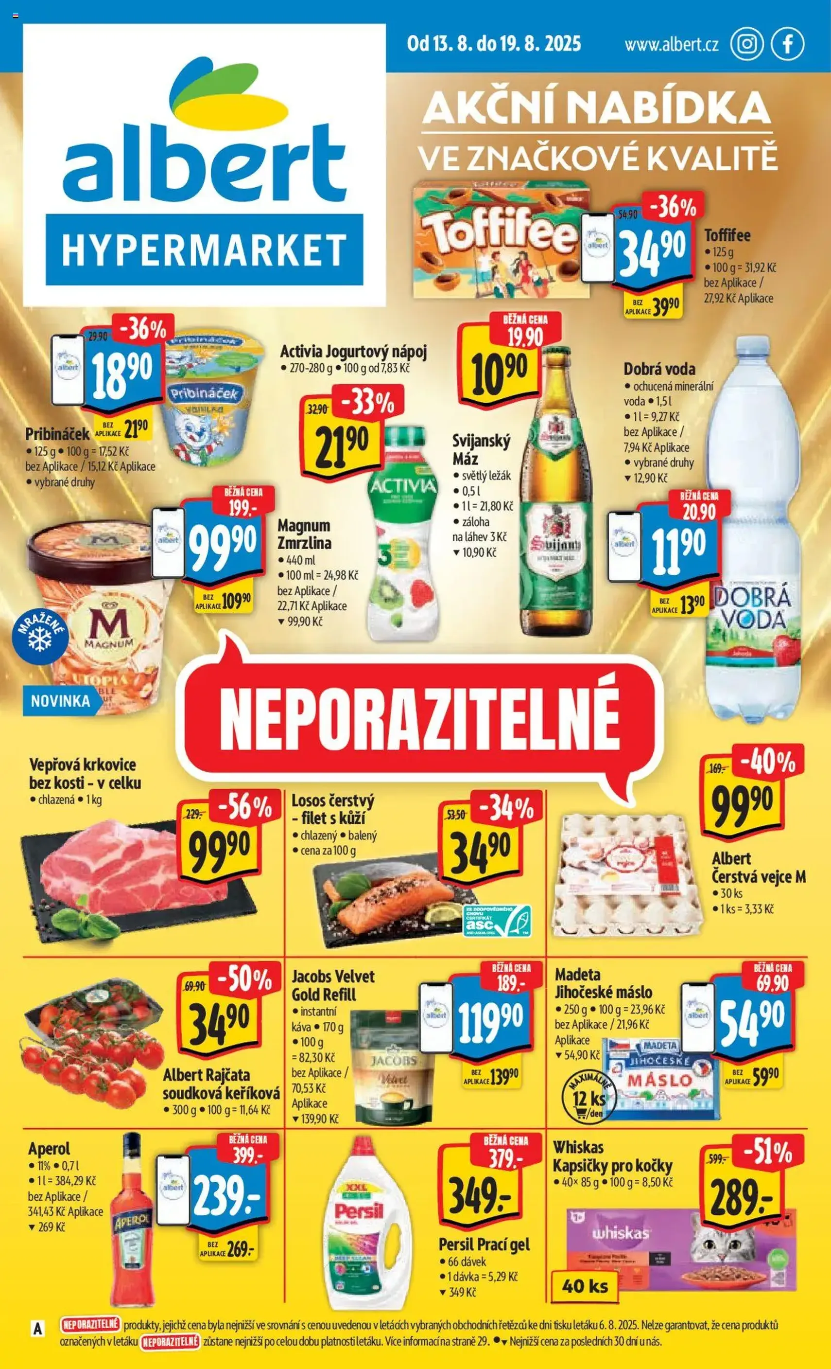 Albert leták - Hypermarket - platný leták od 13.08.2025 strana 1 z 55 Albert leták - Hypermarket - platný leták od 13.08.2025 strana 1 z 55