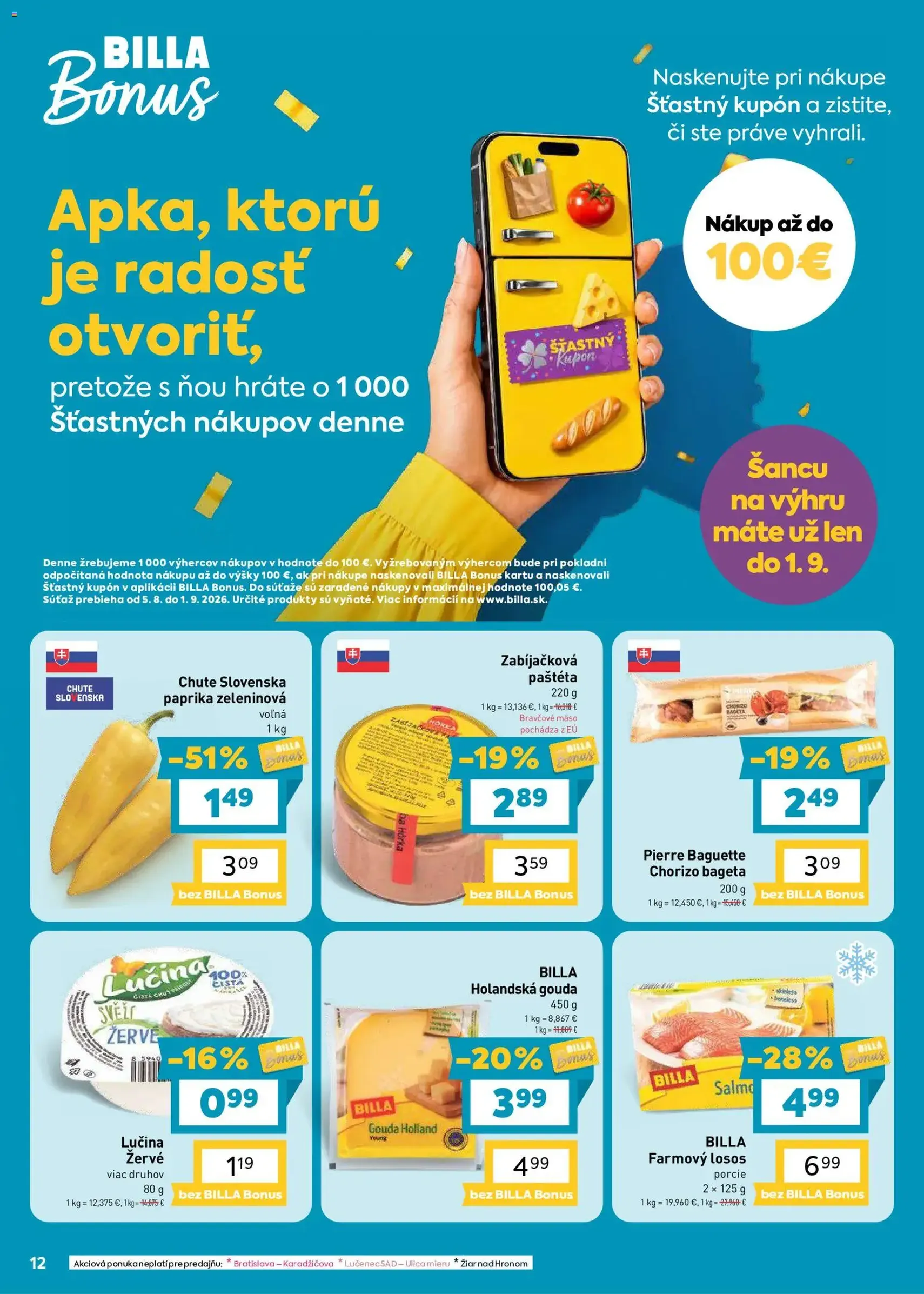 Billa leták - platný leták od 26.08.2026 strana 14 z 25