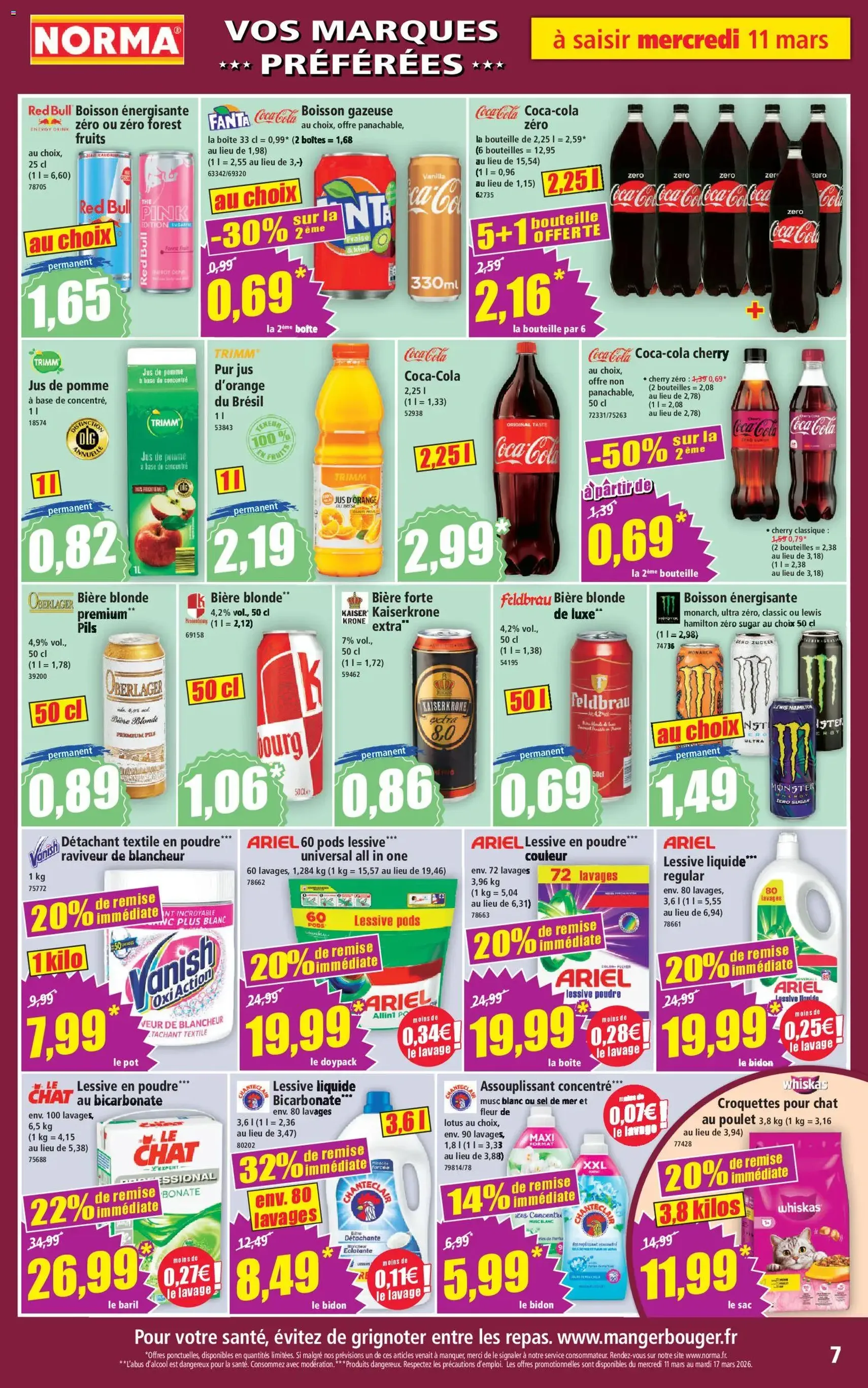 Norma catalogue - brochure valable à partir du 11/03/2026, page 7 sur 14