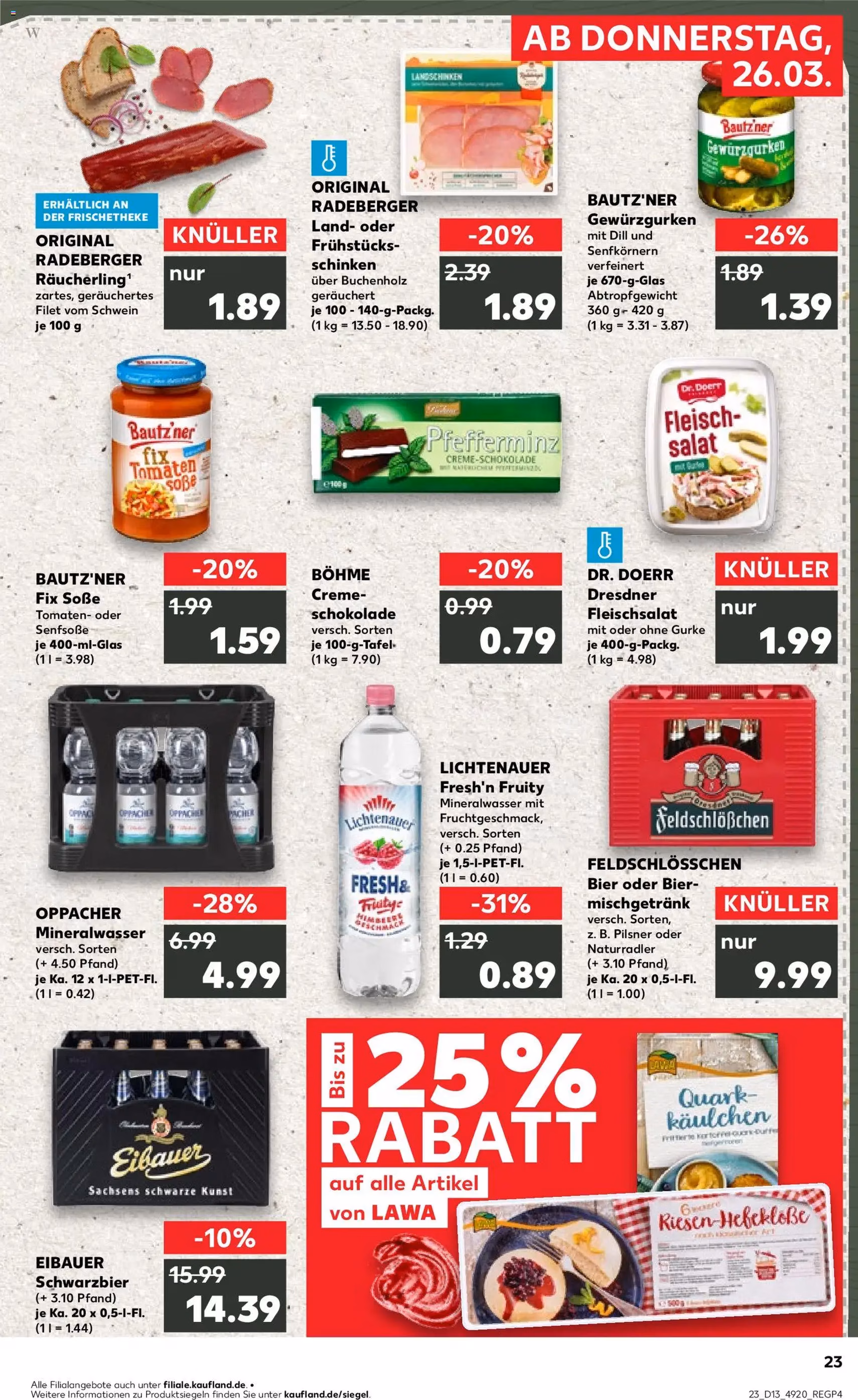 Kaufland Prospekt - Gültiger Prospekt ab 26.03.2026, Seite 23 von insgesamt 68