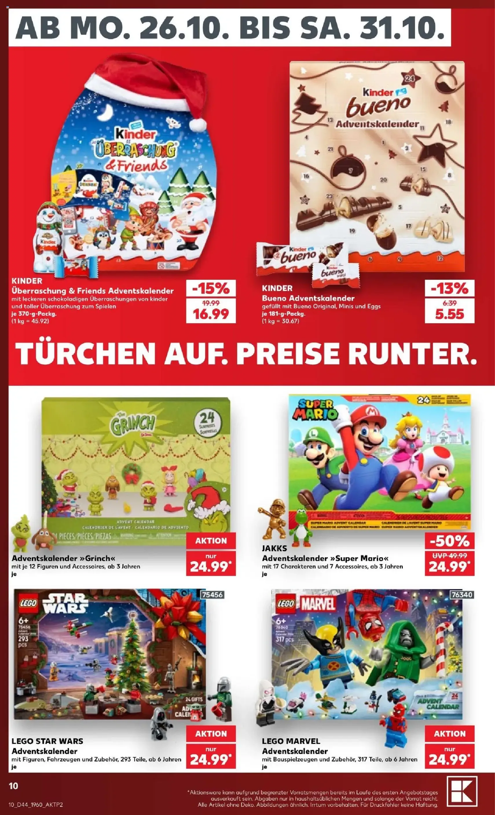 Kaufland Prospekt - Gültiger Prospekt ab 26.10.2026, Seite 10 von insgesamt 76