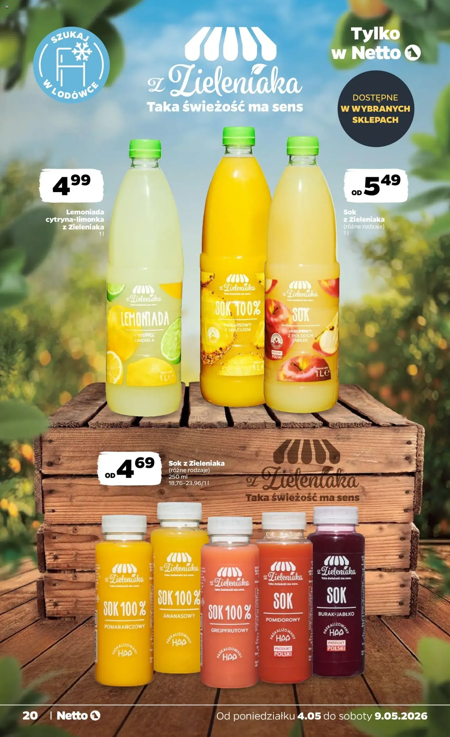 Netto gazetka od poniedziałku spożywcza - ważny gazetka od 04.05.2026 strona 20 z 31