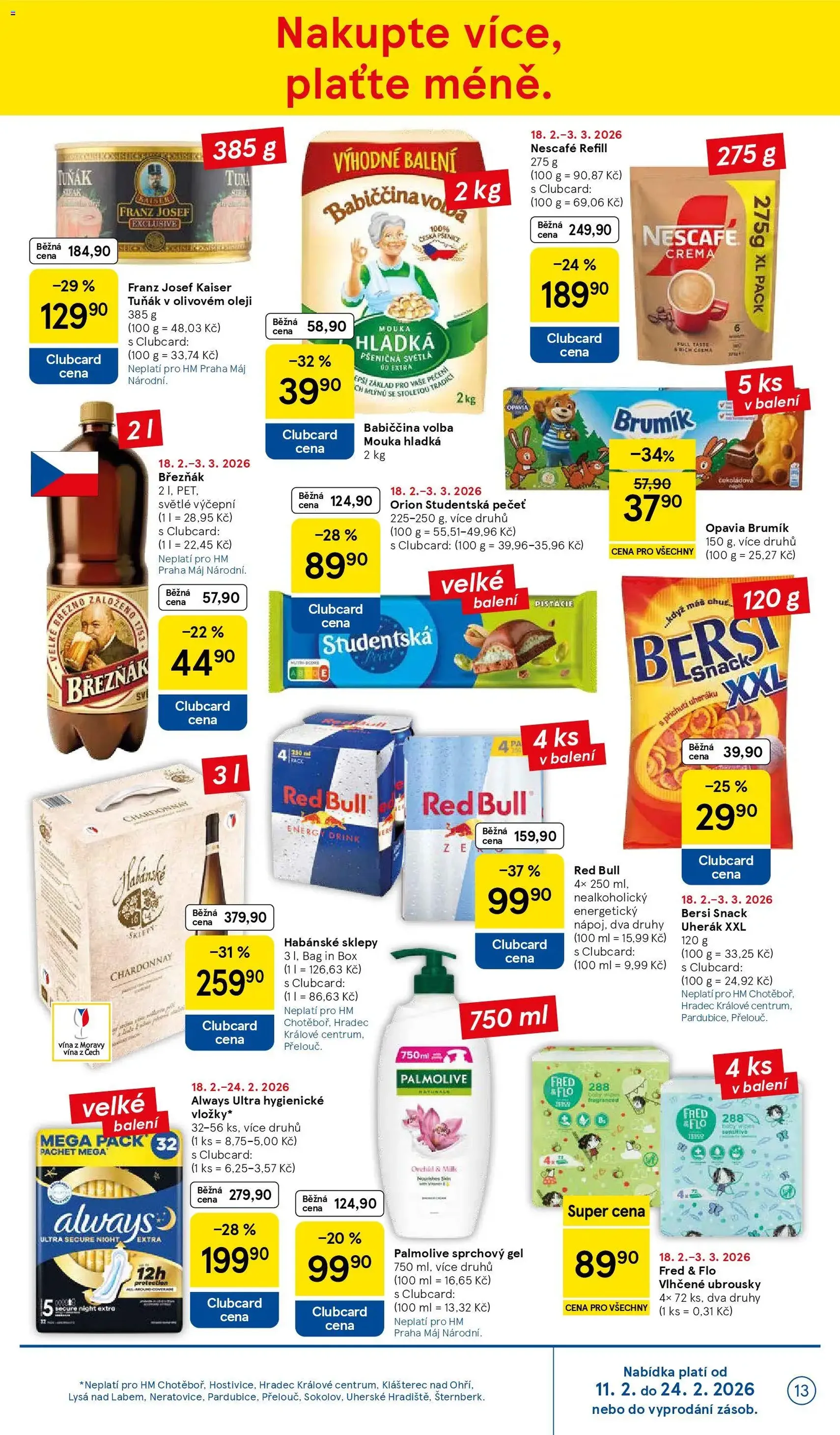 Tesco leták - Hypermarket - platný leták od 18.02.2026 strana 13 z 22