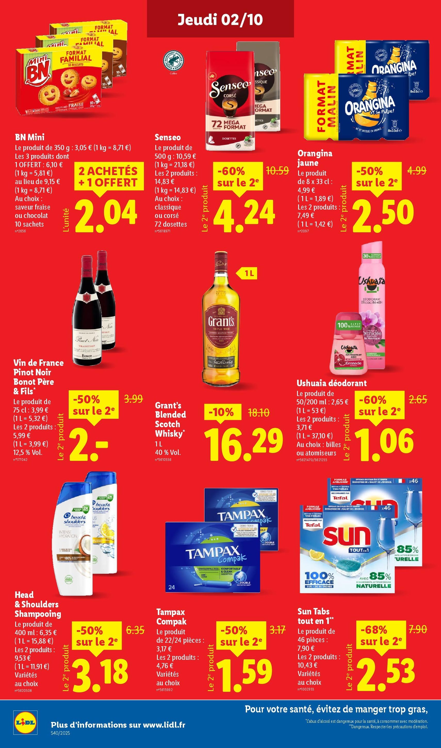 LIDL catalogue semaine 40 - brochure valable à partir du 02/10/2025, page 14 sur 76 LIDL catalogue semaine 40 - brochure valable à partir du 02/10/2025, page 14 sur 76