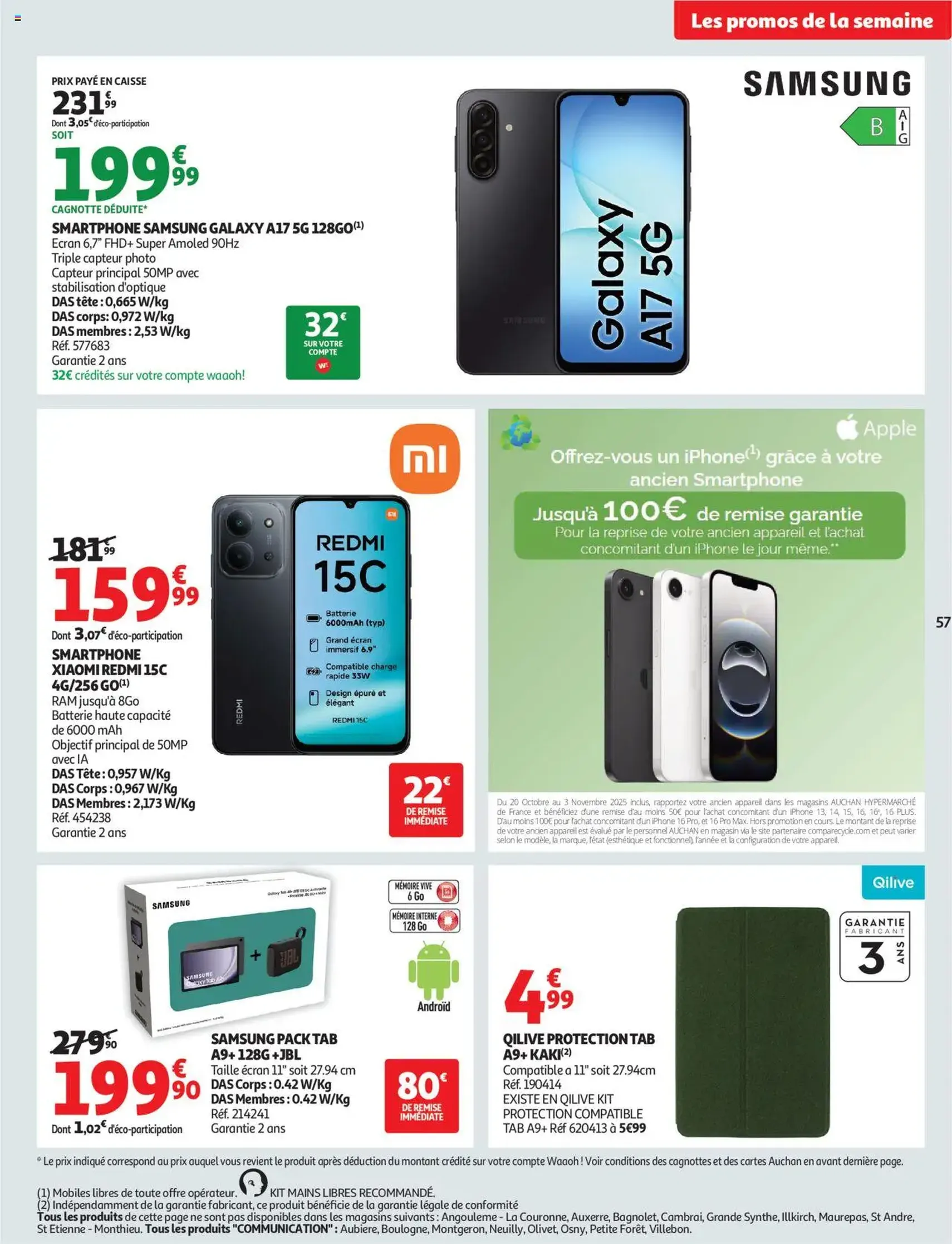 Auchan prospectus - brochure valable à partir du 21/10/2025, page 59 sur 62 Auchan prospectus - brochure valable à partir du 21/10/2025, page 59 sur 62
