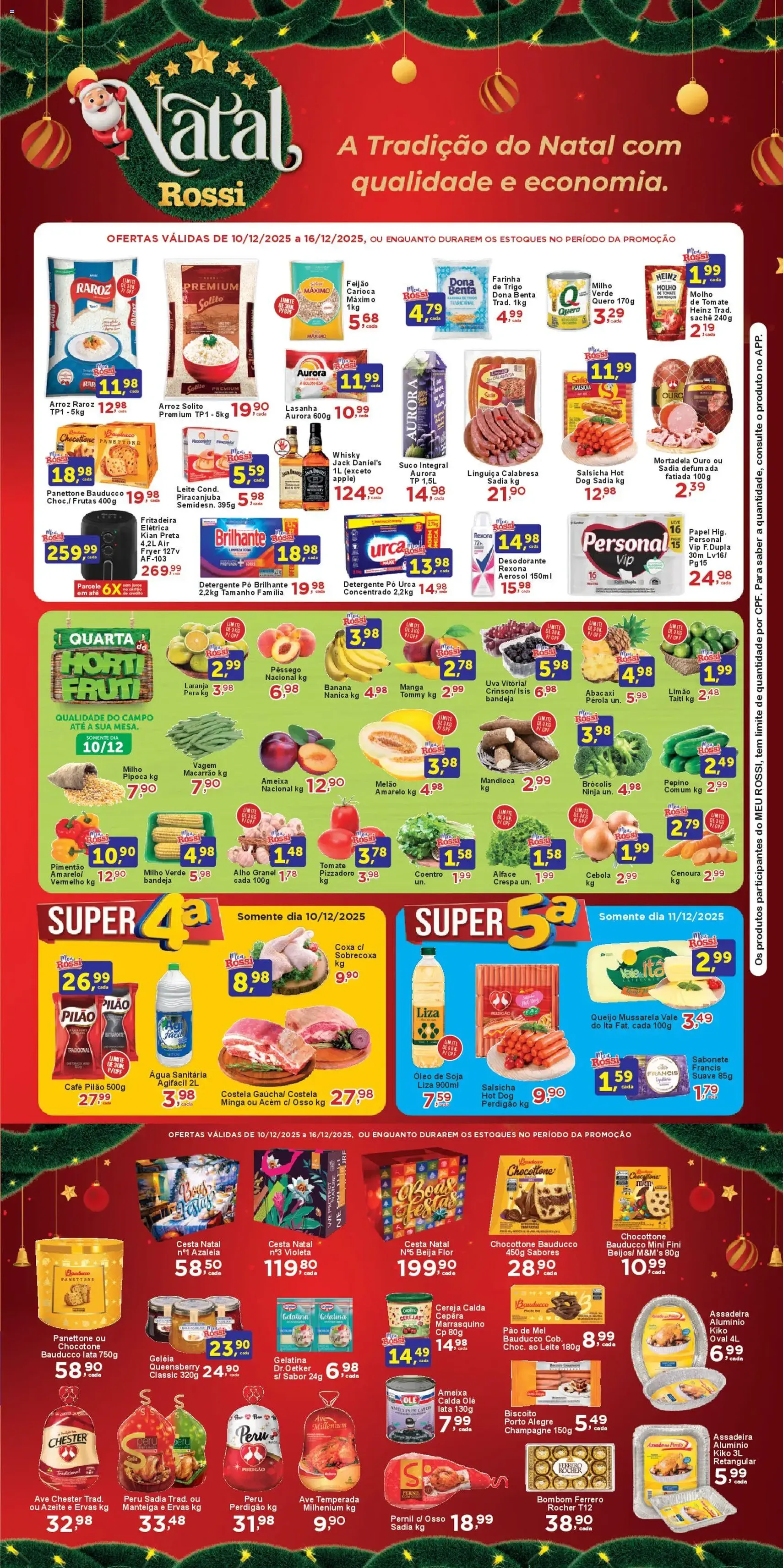 Rossi Supermercados - Ofertas da semana - folheto válido a partir de 10/12/2025 página 1 de 4