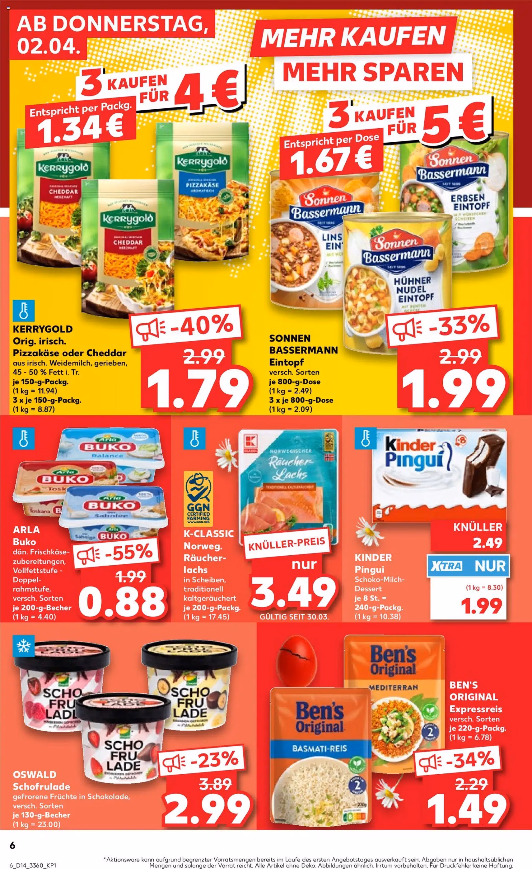 Kaufland Prospekt - Gültiger Prospekt ab 02.04.2026, Seite 6 von insgesamt 54