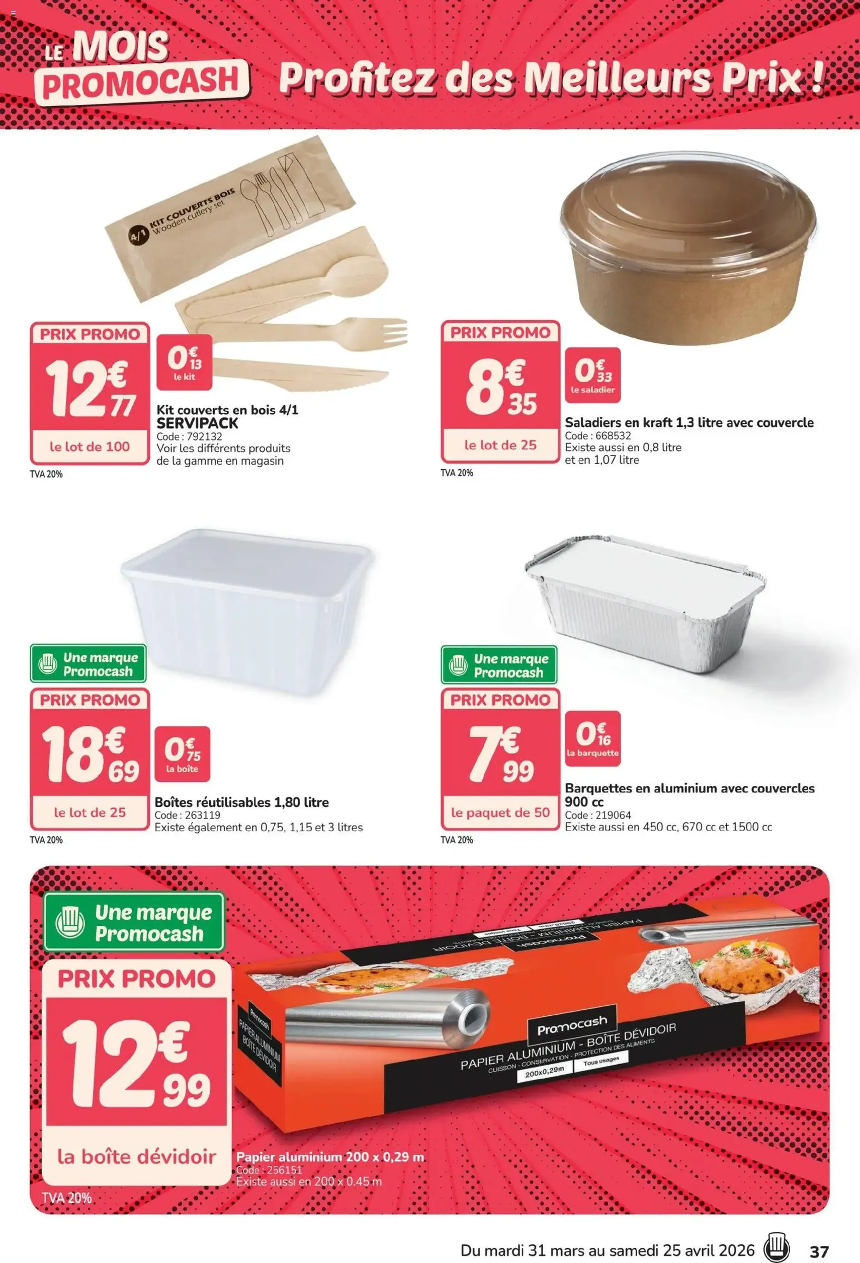 Promocash catalogue - brochure valable à partir du 31/03/2026, page 37 sur 44