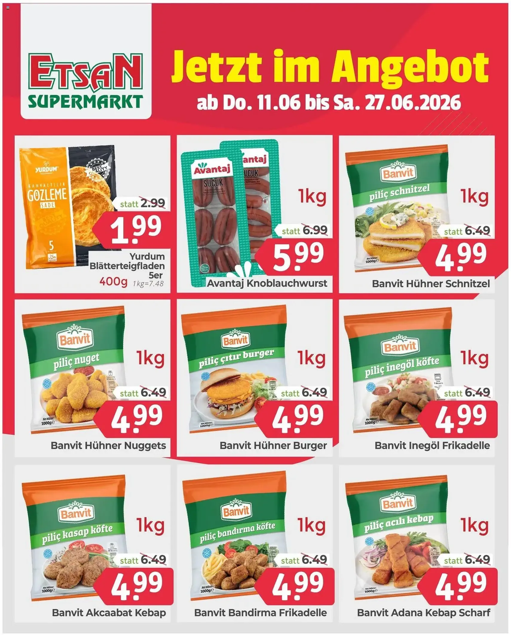 ETSAN Flugblatt - Gültiger Prospekt ab 11.06.2026, Seite 3 von insgesamt 7