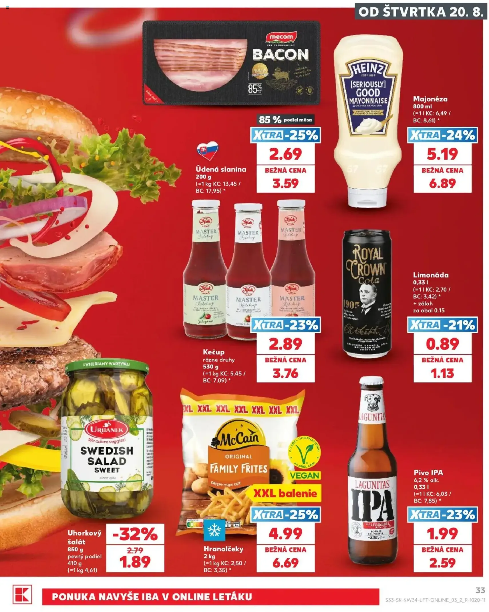 Kaufland leták - platný leták od 20.08.2026 strana 33 z 76