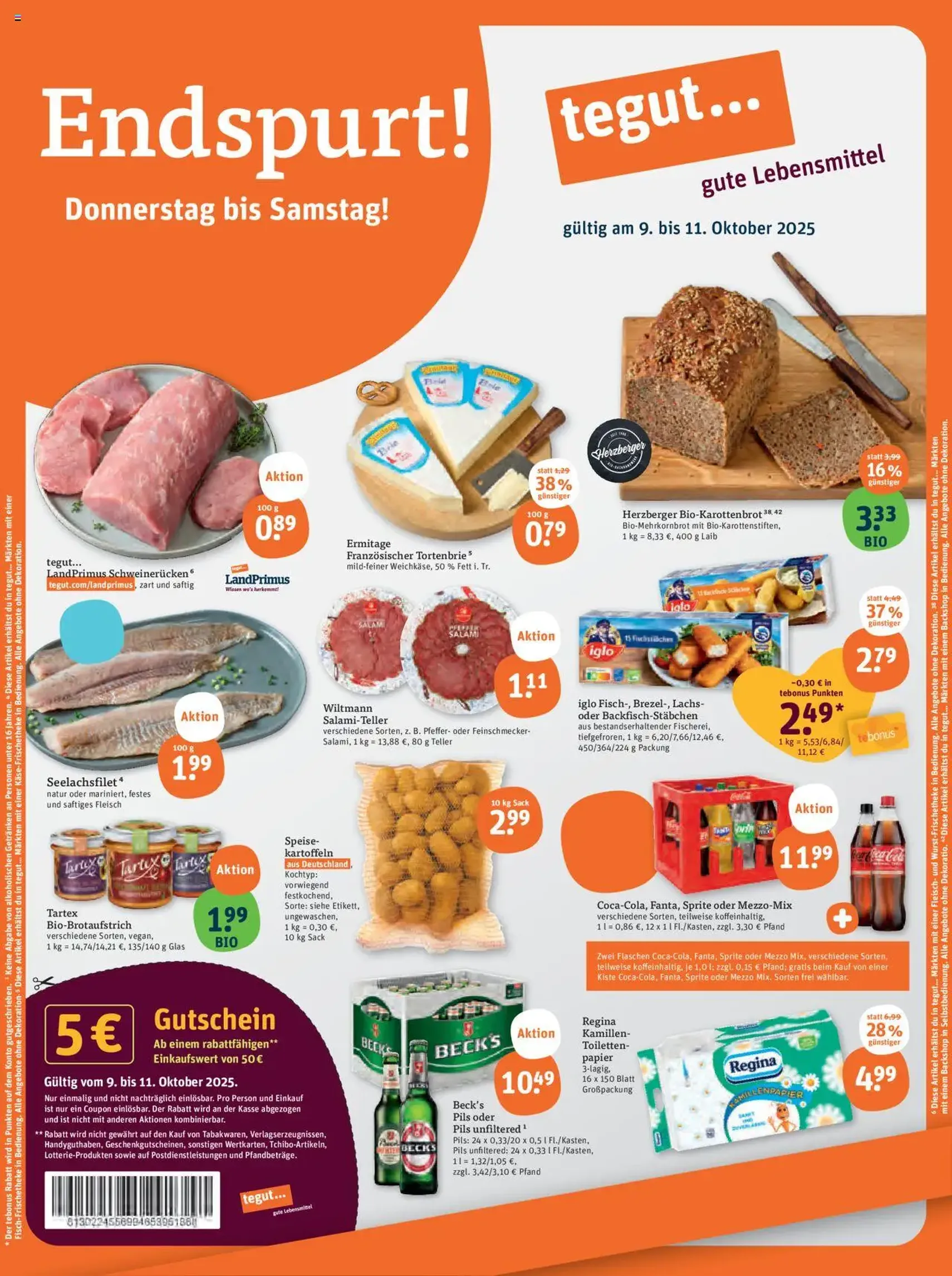 Tegut Prospekt - Gültiger Prospekt ab 06.10.2025, Seite 1 von insgesamt 24