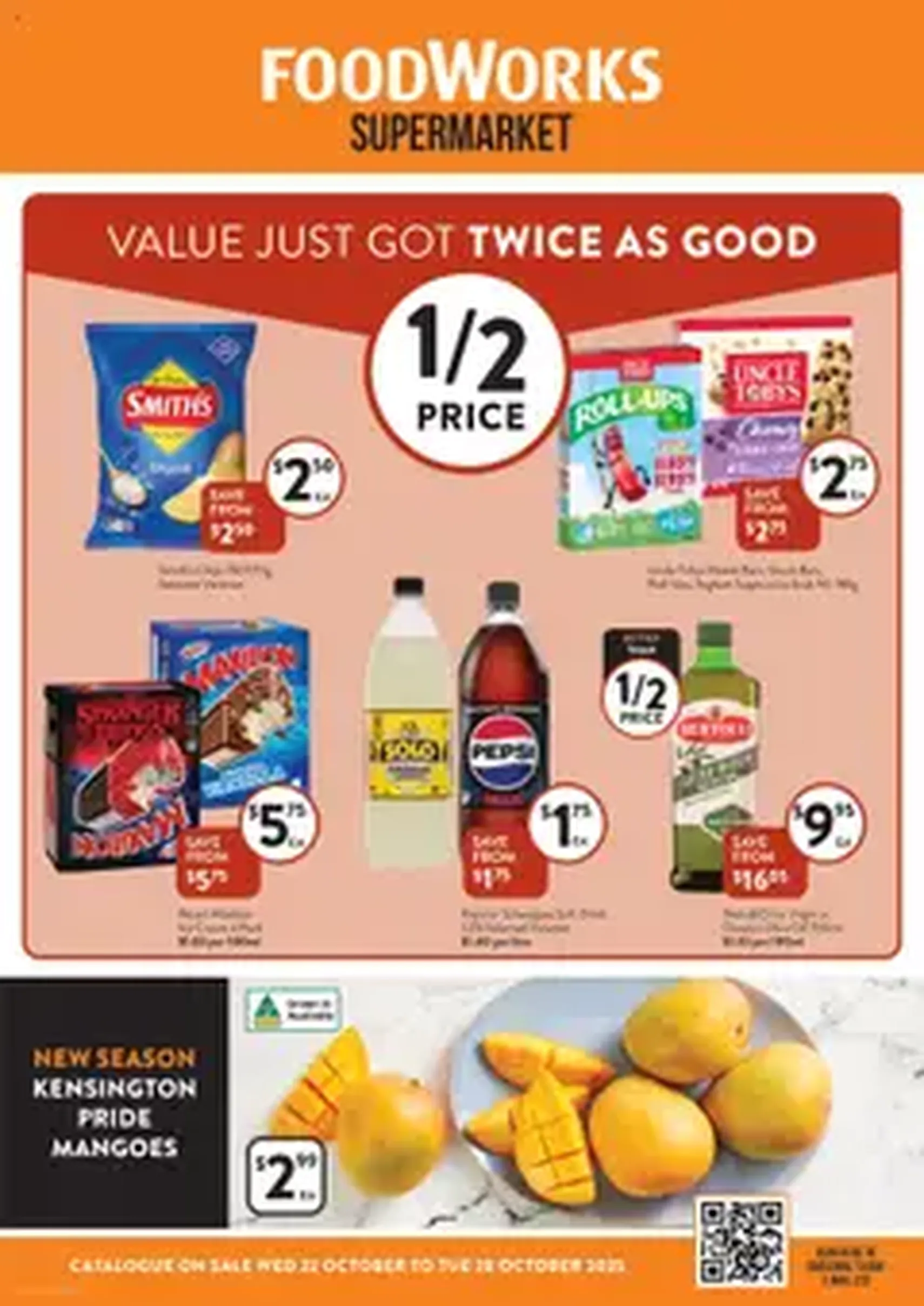 Foodworks Catalogue NSW - valid flyer from 22/10/2025, page 1 of 1
