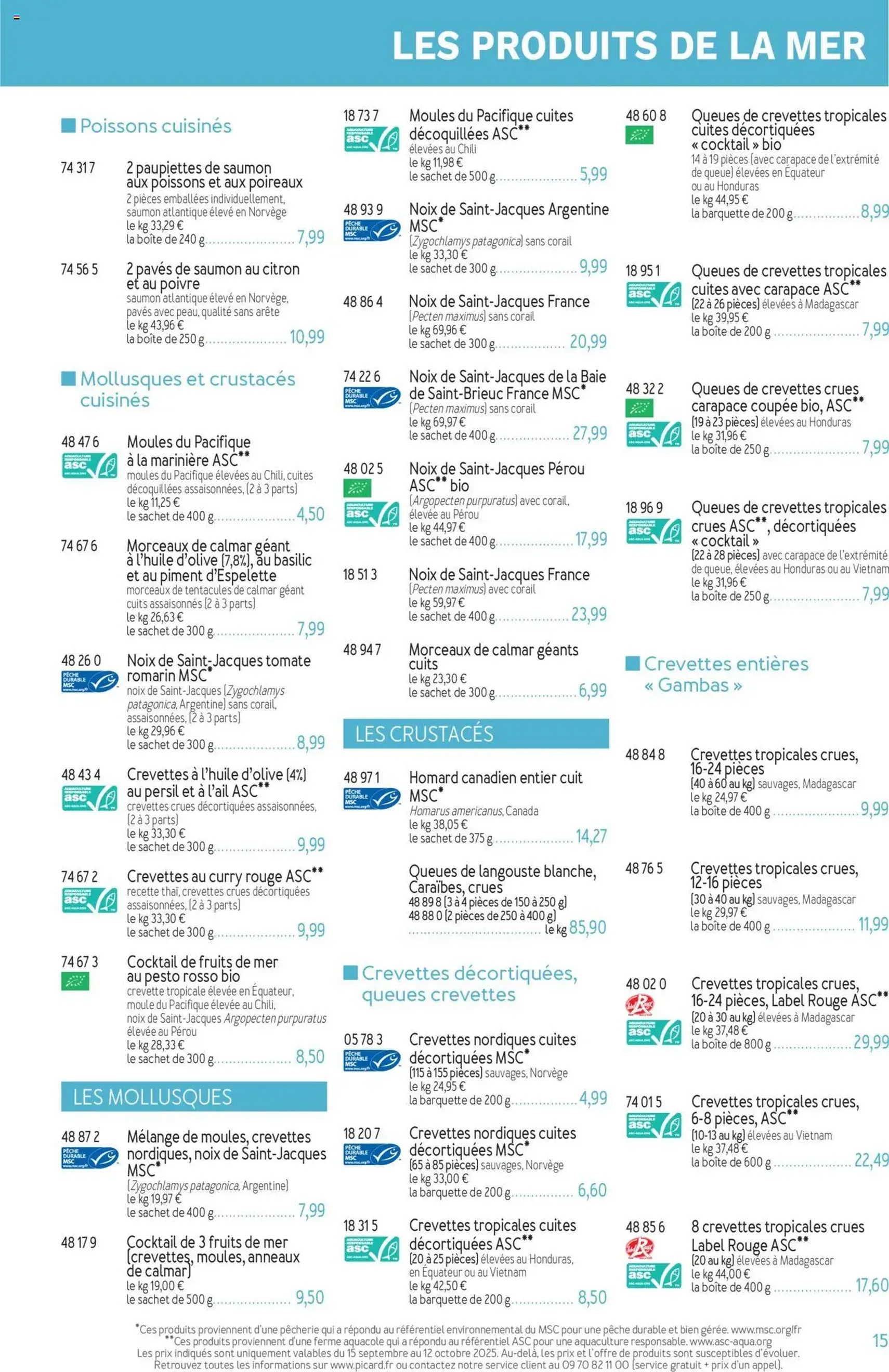 Picard catalogue - brochure valable à partir du 15/09/2025, page 15 sur 36 Picard catalogue - brochure valable à partir du 15/09/2025, page 15 sur 36