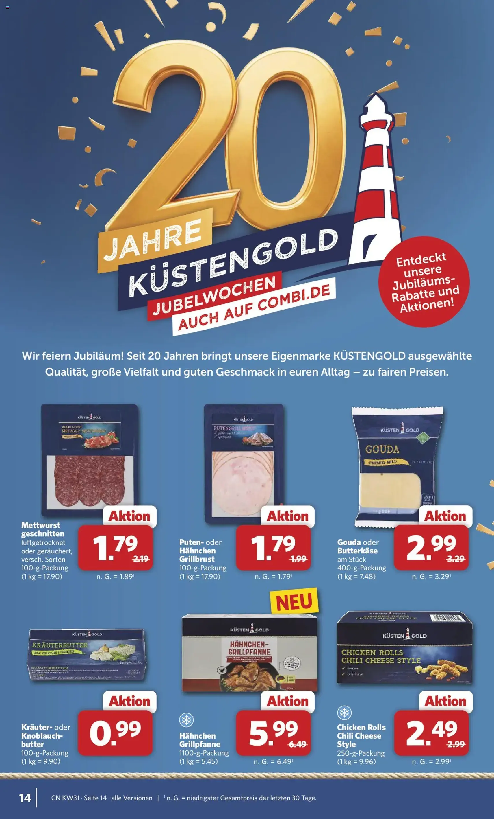 Combi Prospekt - Gültiger Prospekt ab 27.07.2026, Seite 14 von insgesamt 33