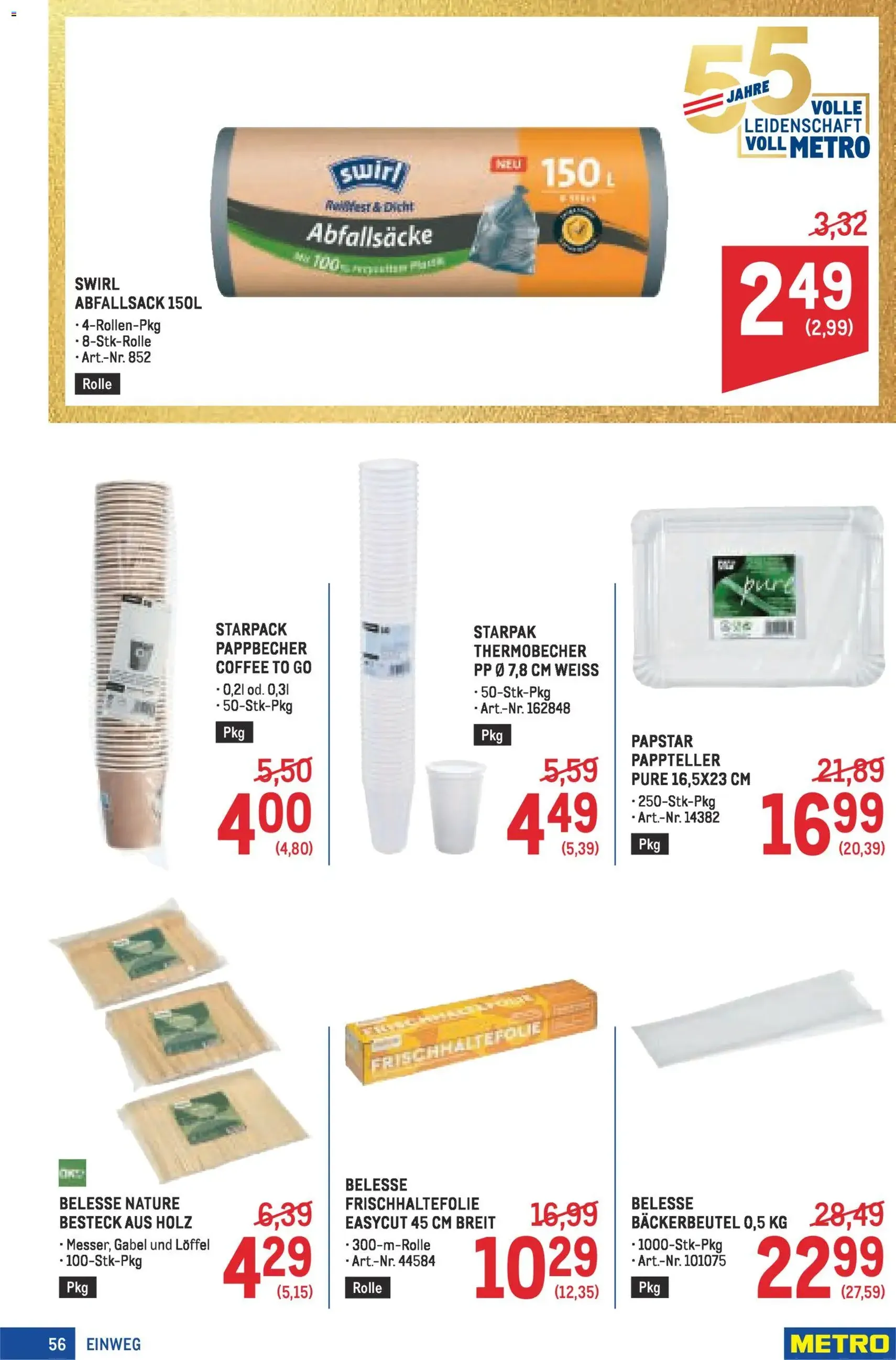 Metro angebote Profi - Gültiger Prospekt ab 19.02.2026, Seite 56 von insgesamt 64