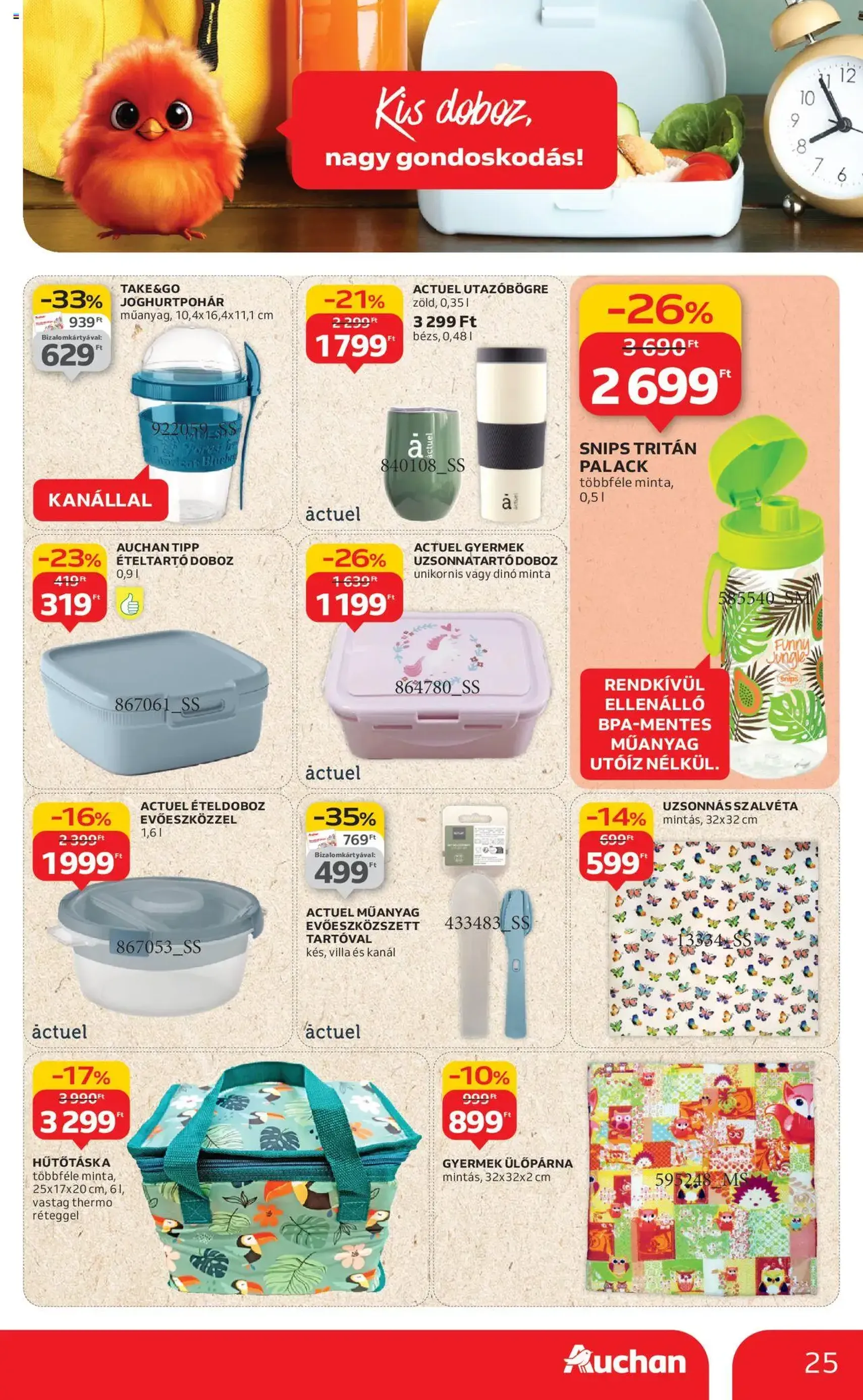Auchan Akciós újság - 2025.08.28. érvényes szórólap 25 oldal 46 oldalból
