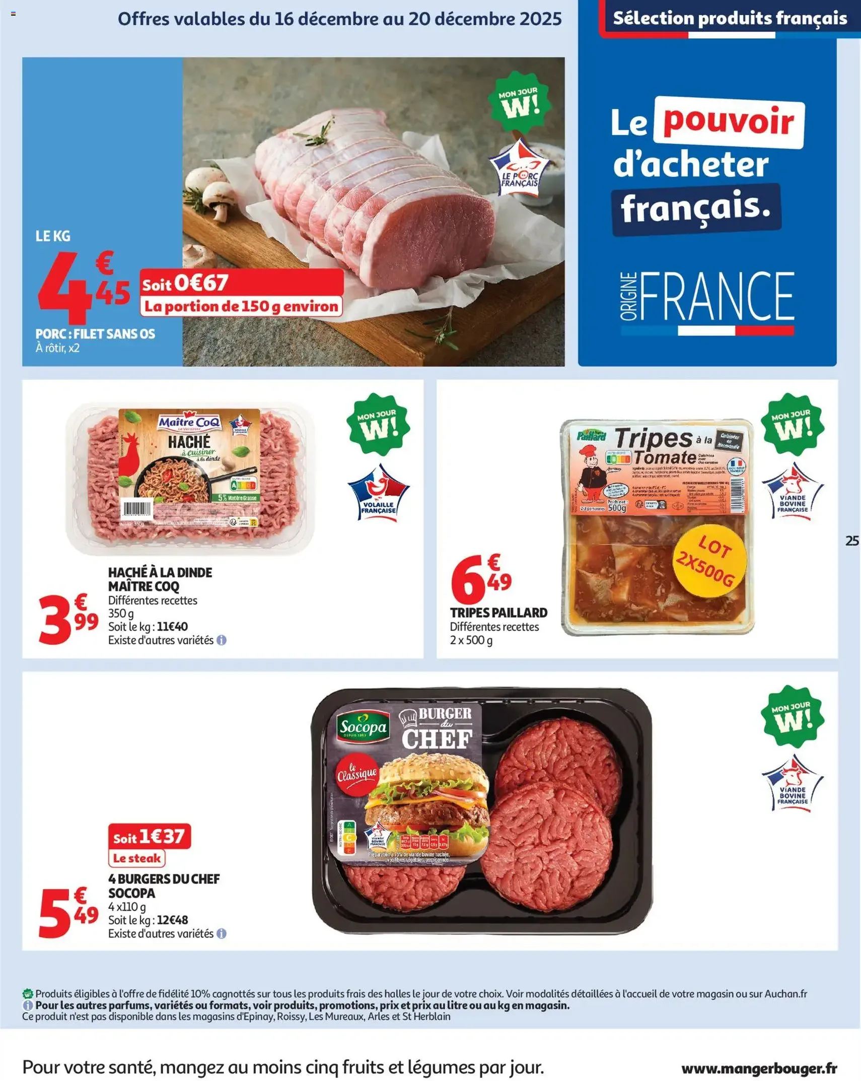 Auchan prospectus - brochure valable à partir du 16/12/2025, page 25 sur 54