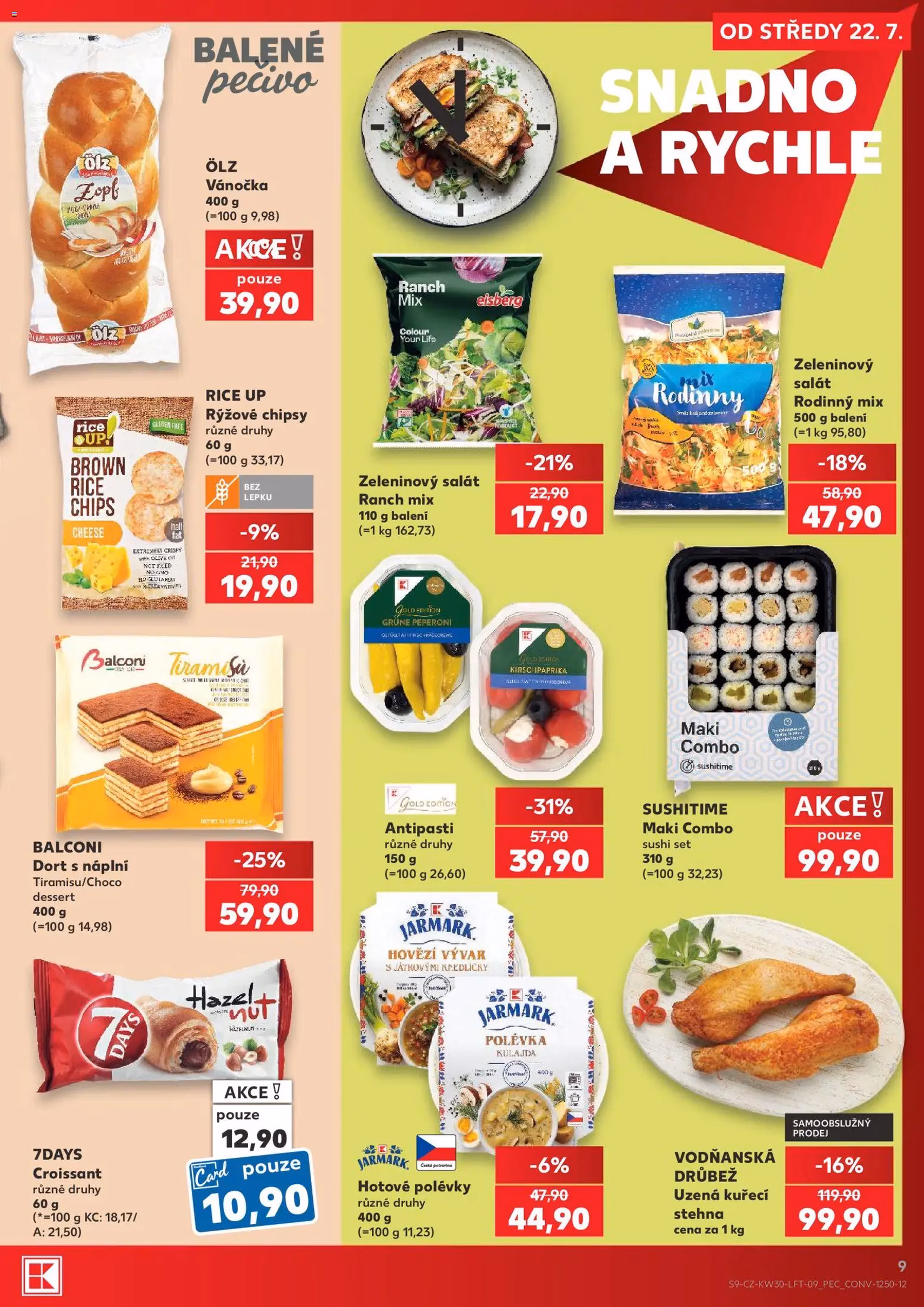 Kaufland leták - platný leták od 22.07.2026 strana 9 z 52