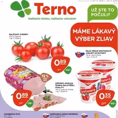 Terno leták - náhľad letáku platný od 20.11.2025