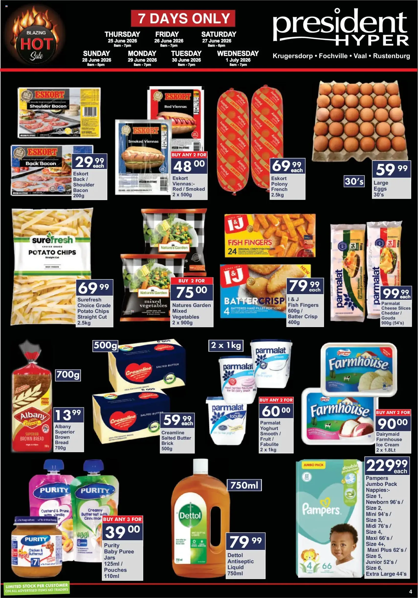 President Hyper Specials - valid flyer from 25/06/2026, page 4 of 6
