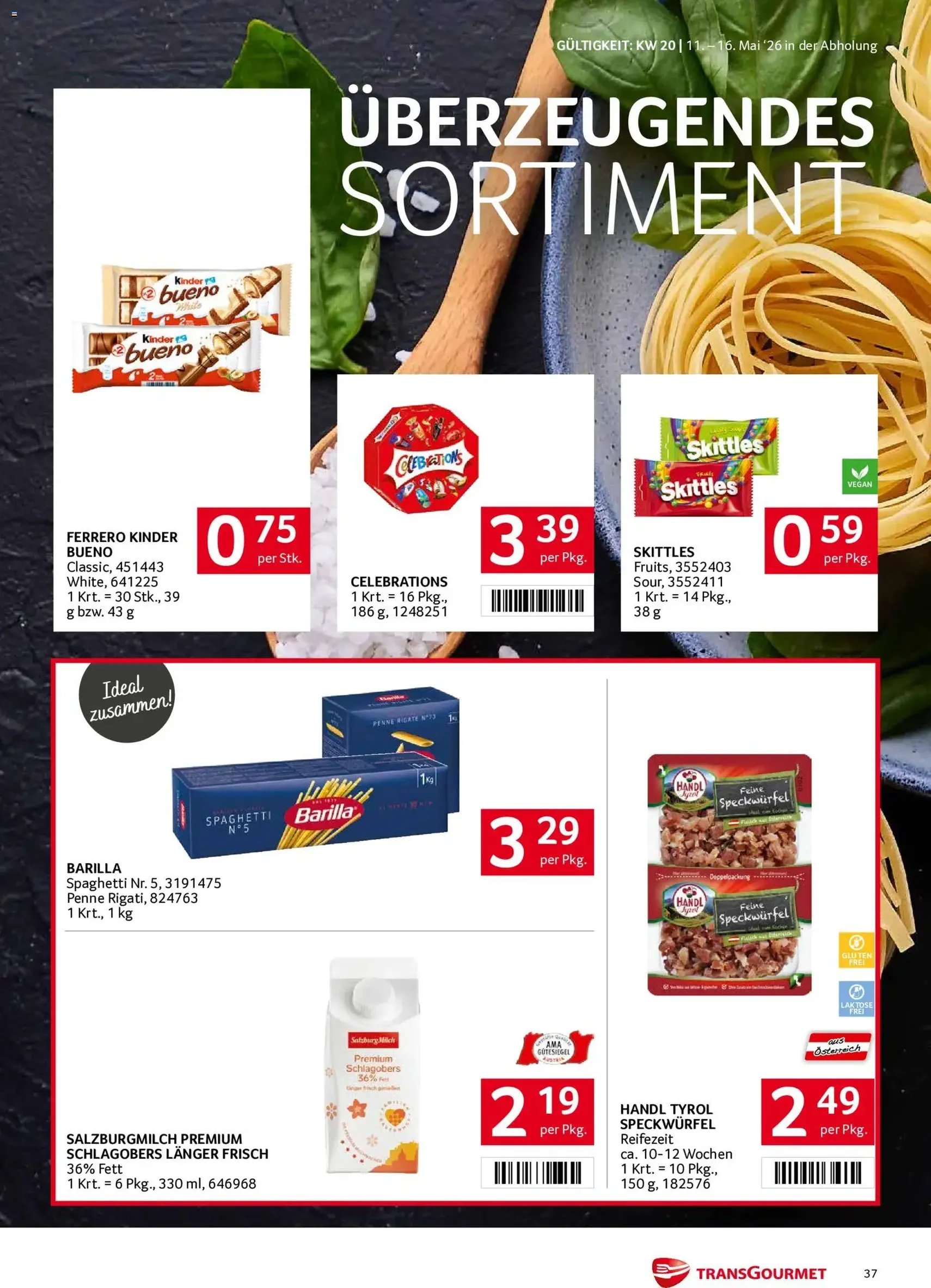 Transgourmet Flugblatt - Gültiger Prospekt ab 11.05.2026, Seite 37 von insgesamt 40