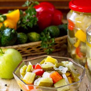 Recipe preview Pickled cucumber salad