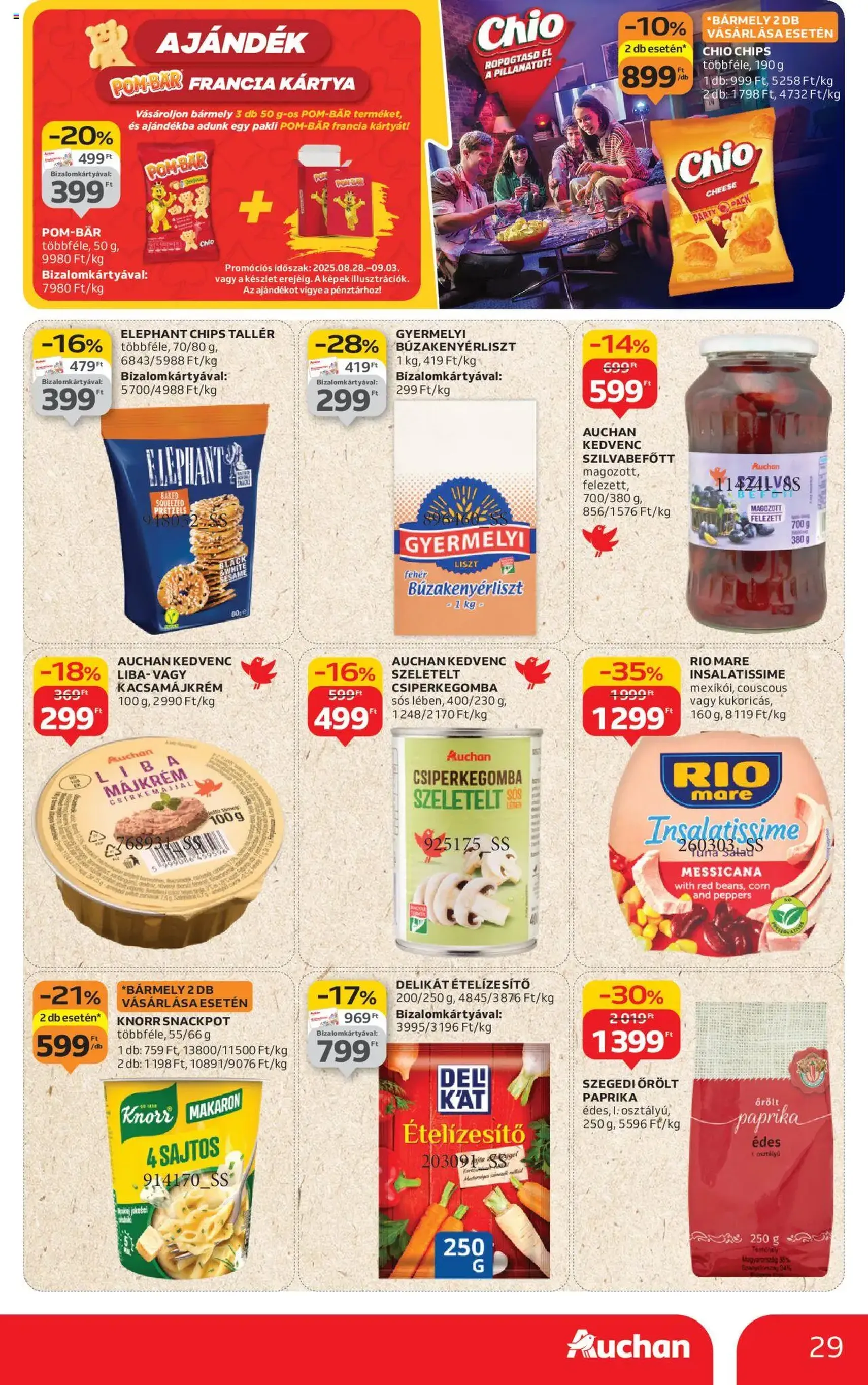 Auchan Akciós újság - 2025.08.28. érvényes szórólap 29 oldal 46 oldalból