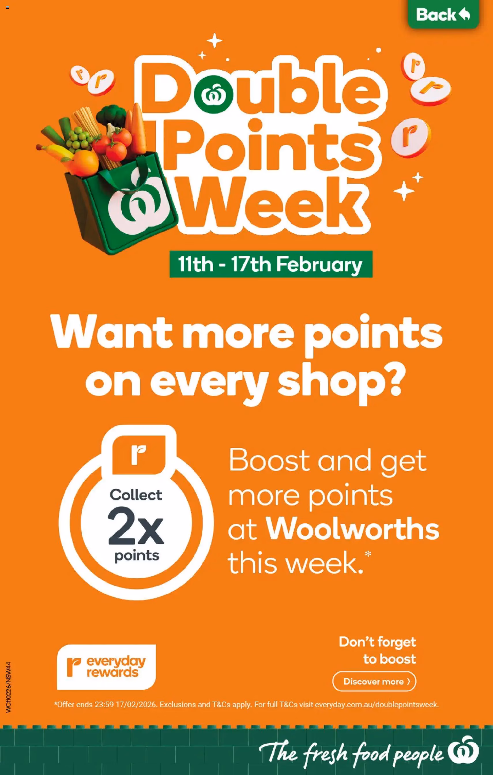 Weekly catalogue Woolworths 11/02 - valid flyer from 11/02/2026, page 44 of 54