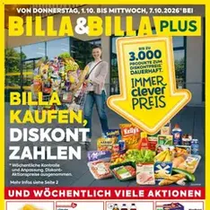 Billa Flugblatt - Prospekt Vorschau gültig ab 01.10.2026