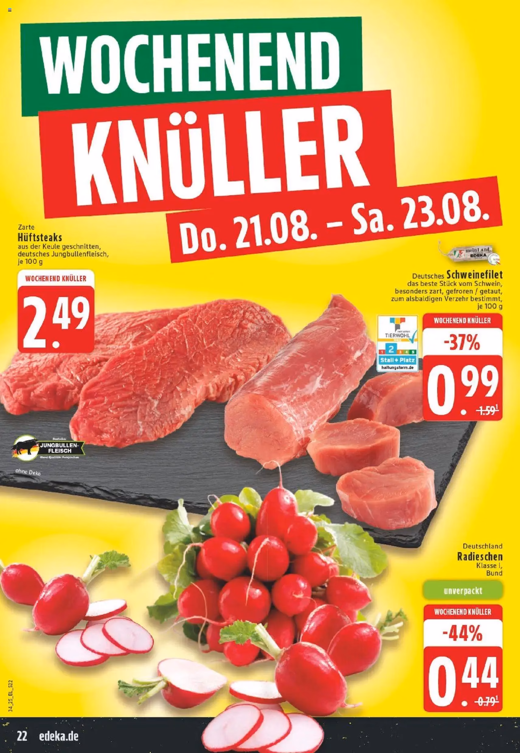 Edeka Prospekt - Gültiger Prospekt ab 18.08.2025, Seite 22 von insgesamt 24 Edeka Prospekt - Gültiger Prospekt ab 18.08.2025, Seite 22 von insgesamt 24