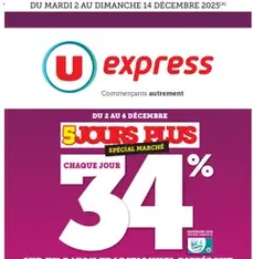 U Express catalogue - Prévisualisation du catalogue valable à partir du 02/12/2025