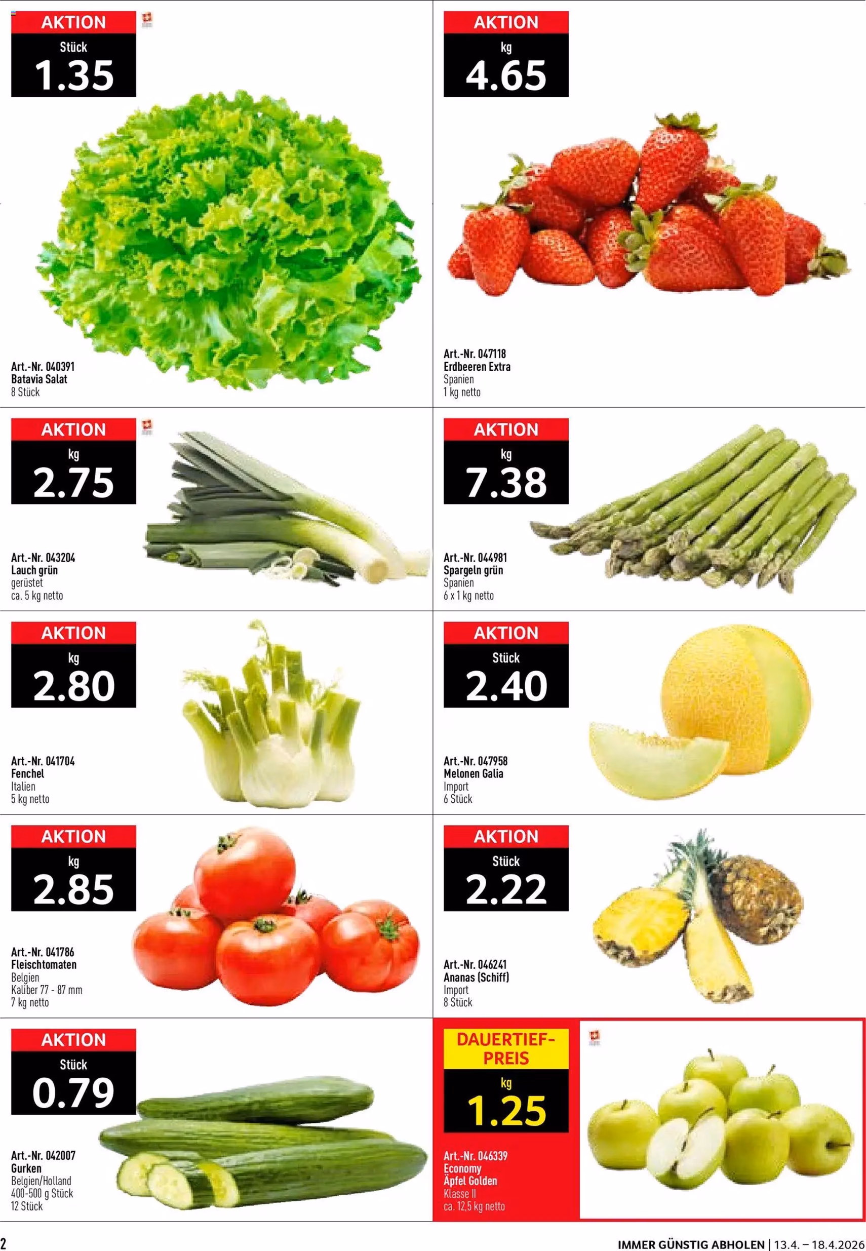 Prodega aktionen - Gültiger Prospekt ab 13.04.2026, Seite 2 von insgesamt 40