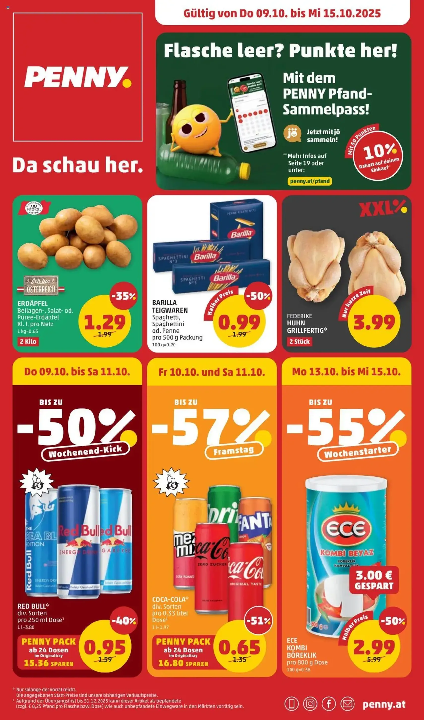 Penny Markt Flugblatt - Gültiger Prospekt ab 09.10.2025, Seite 1 von insgesamt 32