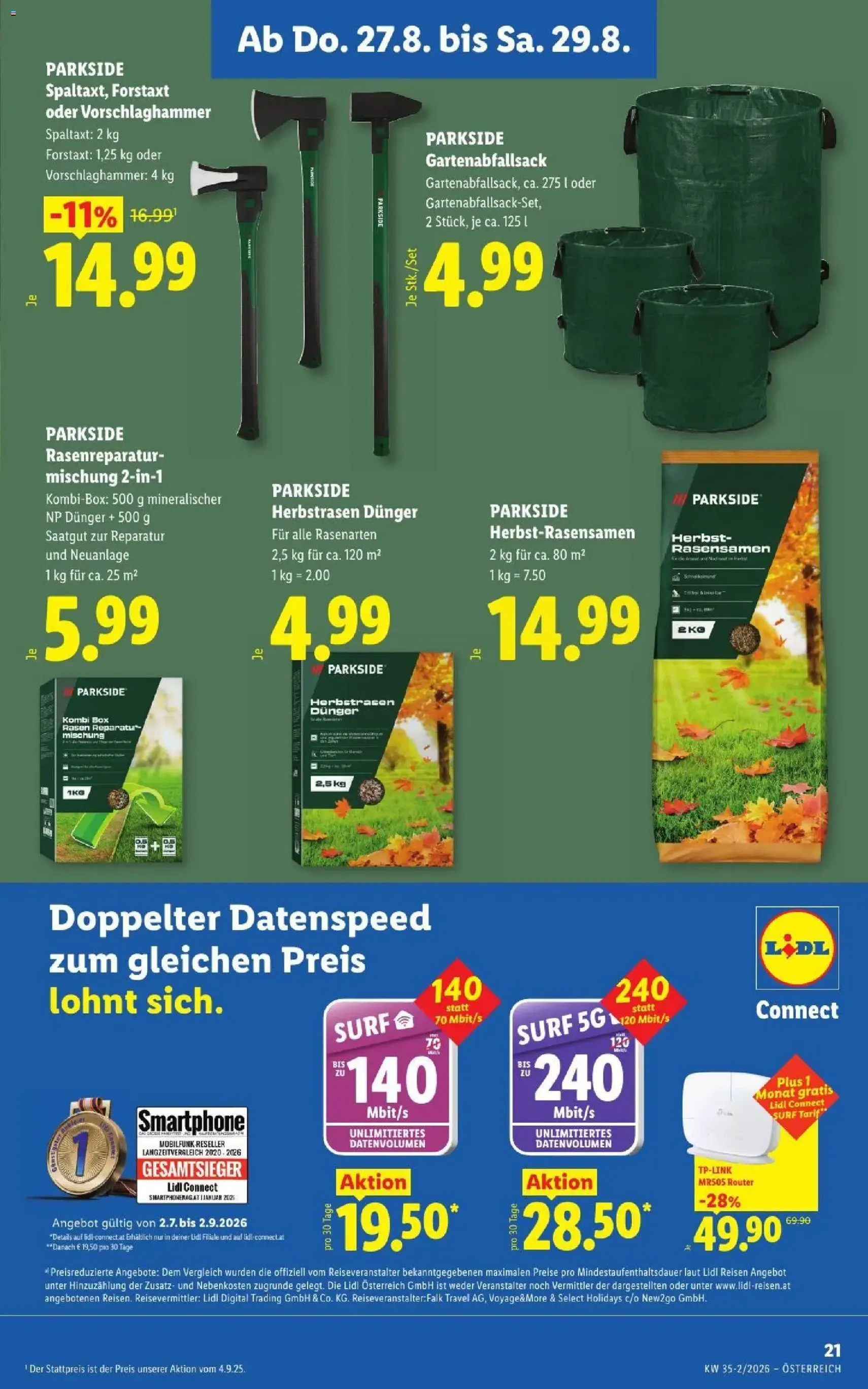 Lidl - Flugblatt - Gültiger Prospekt ab 27.08.2026, Seite 25 von insgesamt 55
