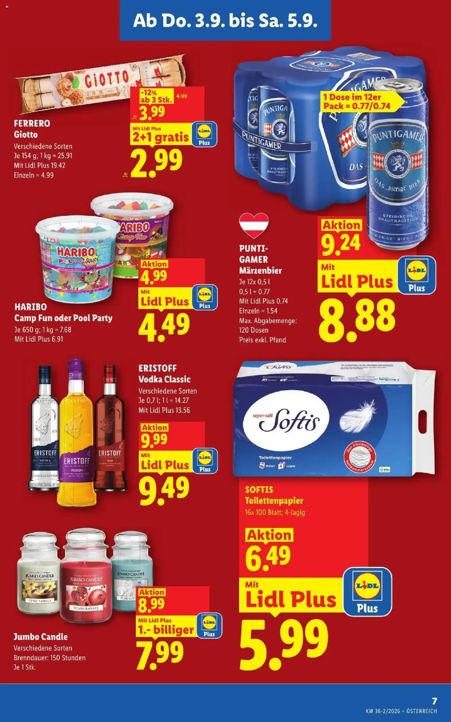 Lidl - Flugblatt - Gültiger Prospekt ab 03.09.2026, Seite 9 von insgesamt 55