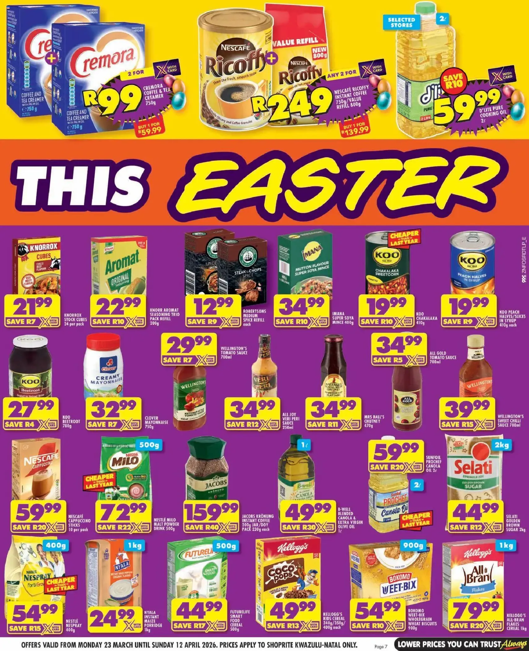 Shoprite Specials - valid flyer from 23/03/2026, page 7 of 12