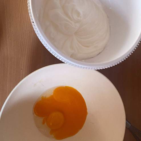 Gluténmentes eper torta - előkészítő lépés 1