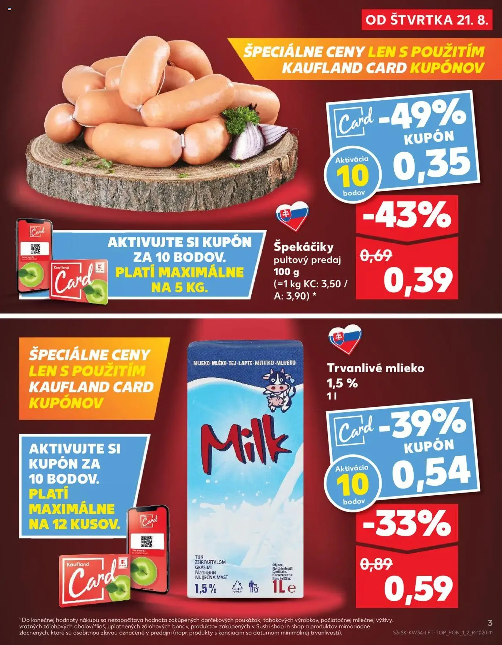 Kaufland SK Bratislava-Devínska Nová Ves - 2025.08.21. érvényes szórólap 3 oldal 78 oldalból